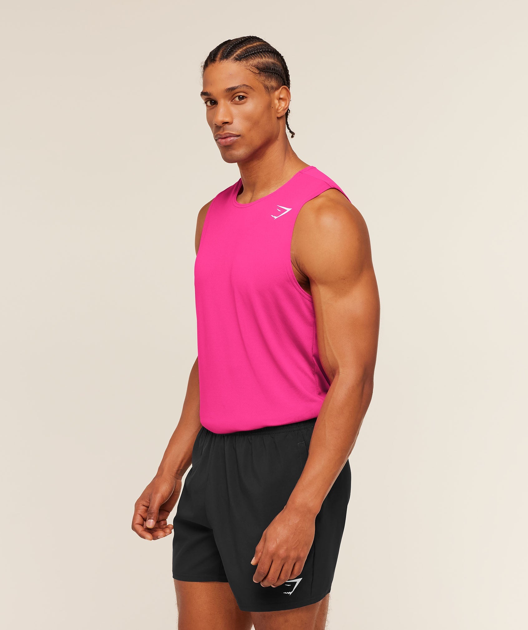 Gymshark Arrival Tank 'Super-Set Pink'