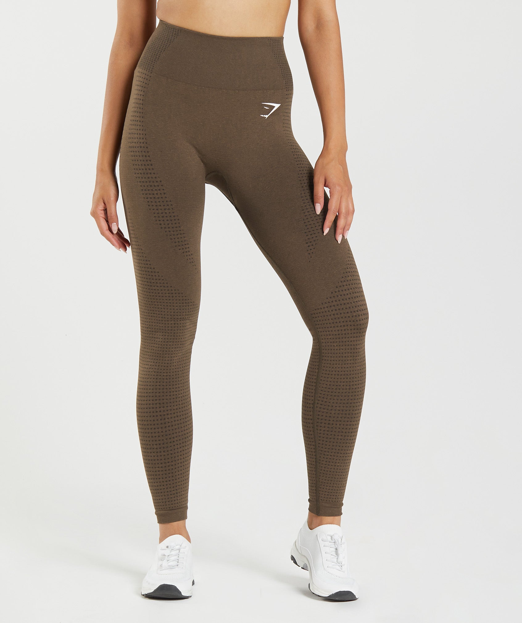 Gymshark Vital Seamless 2.0 Leggings 'Espresso Marl'