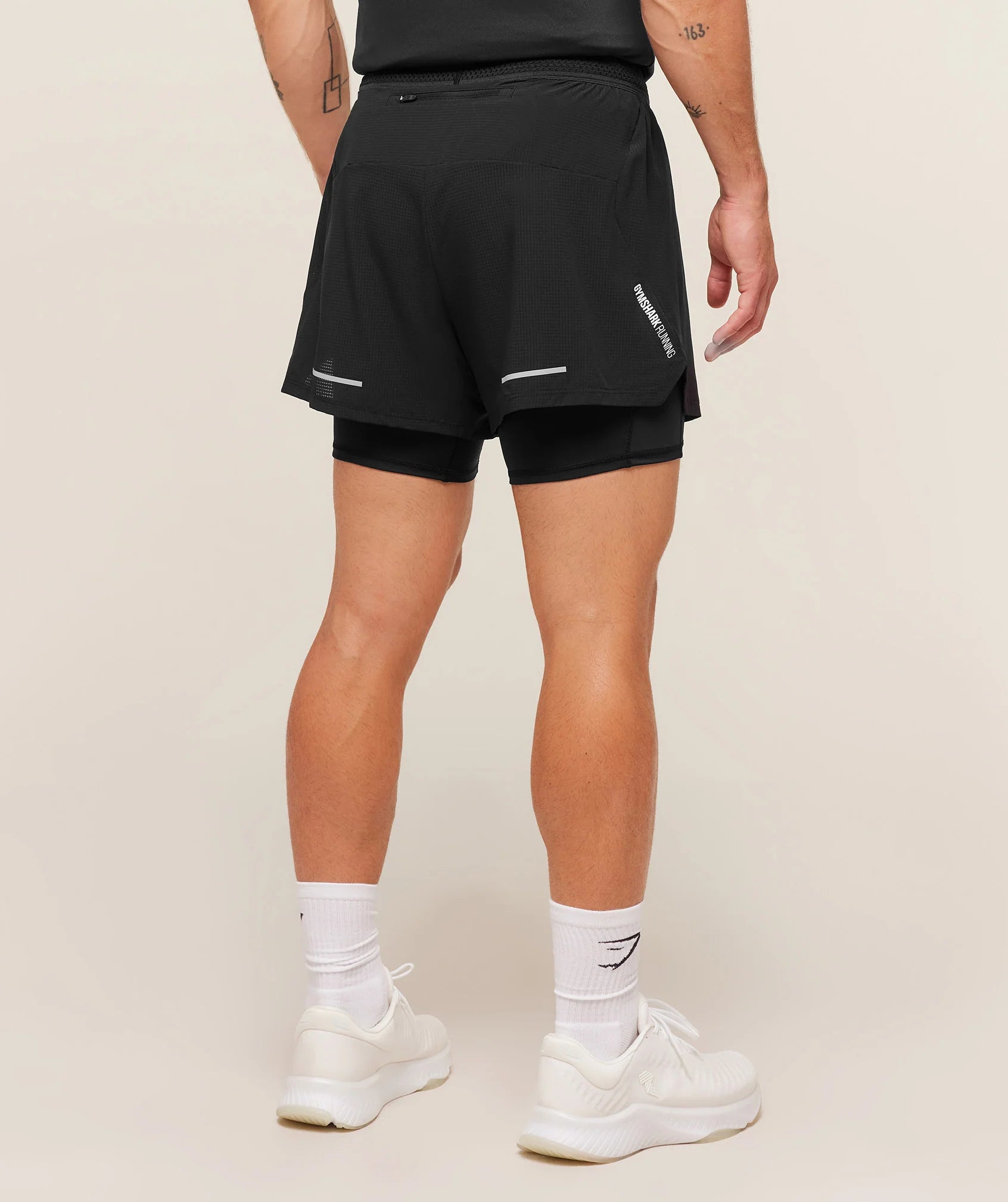 Gymshark Running 4" 2in1 Shorts 'Black'