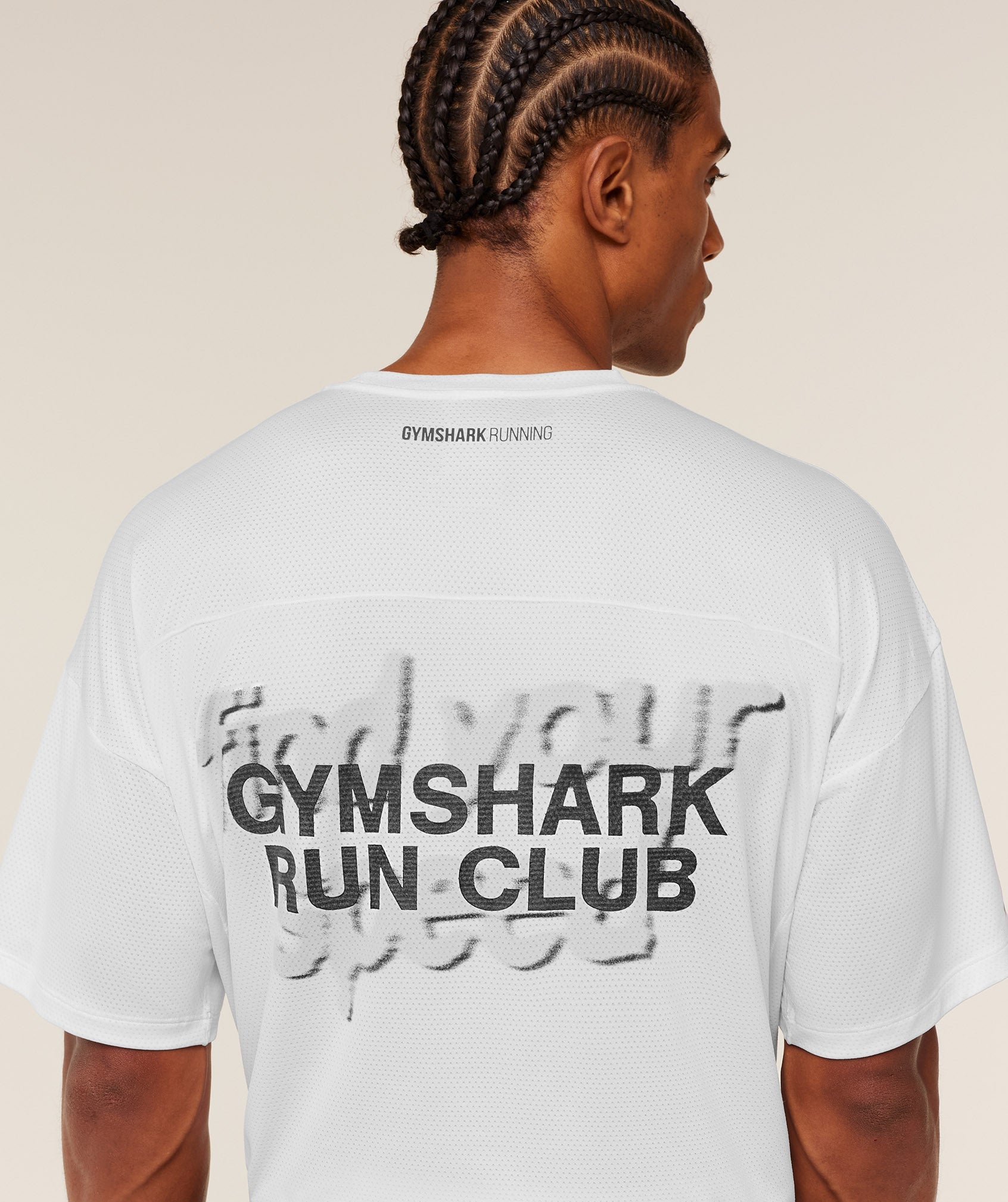 Gymshark Running Graphic T-Shirt 'GS White'