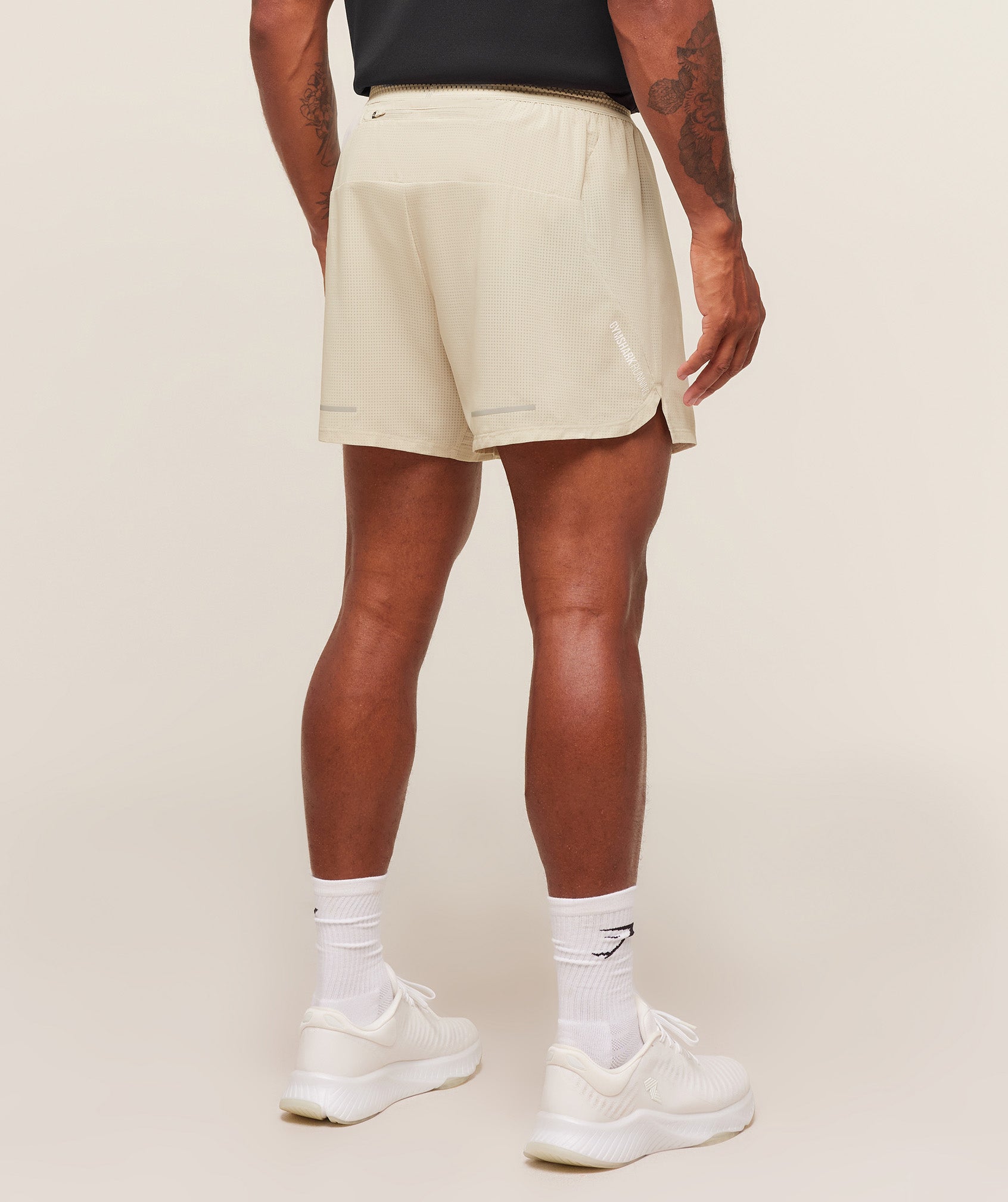 Gymshark Running 5" Shorts 'Pebble Grey'