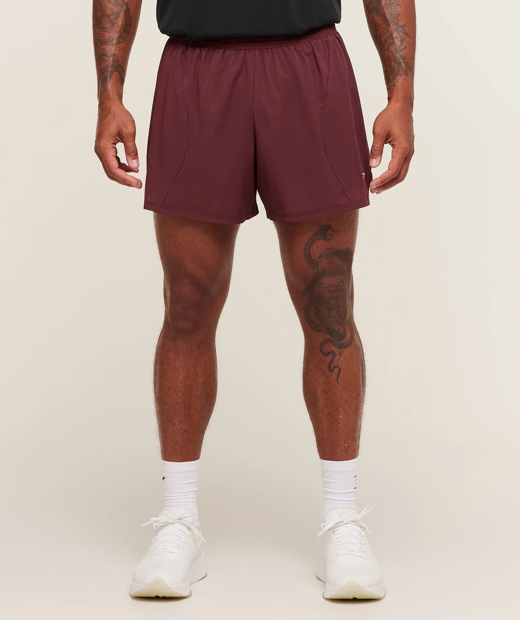 Gymshark Running 5" Shorts 'Rich Maroon'
