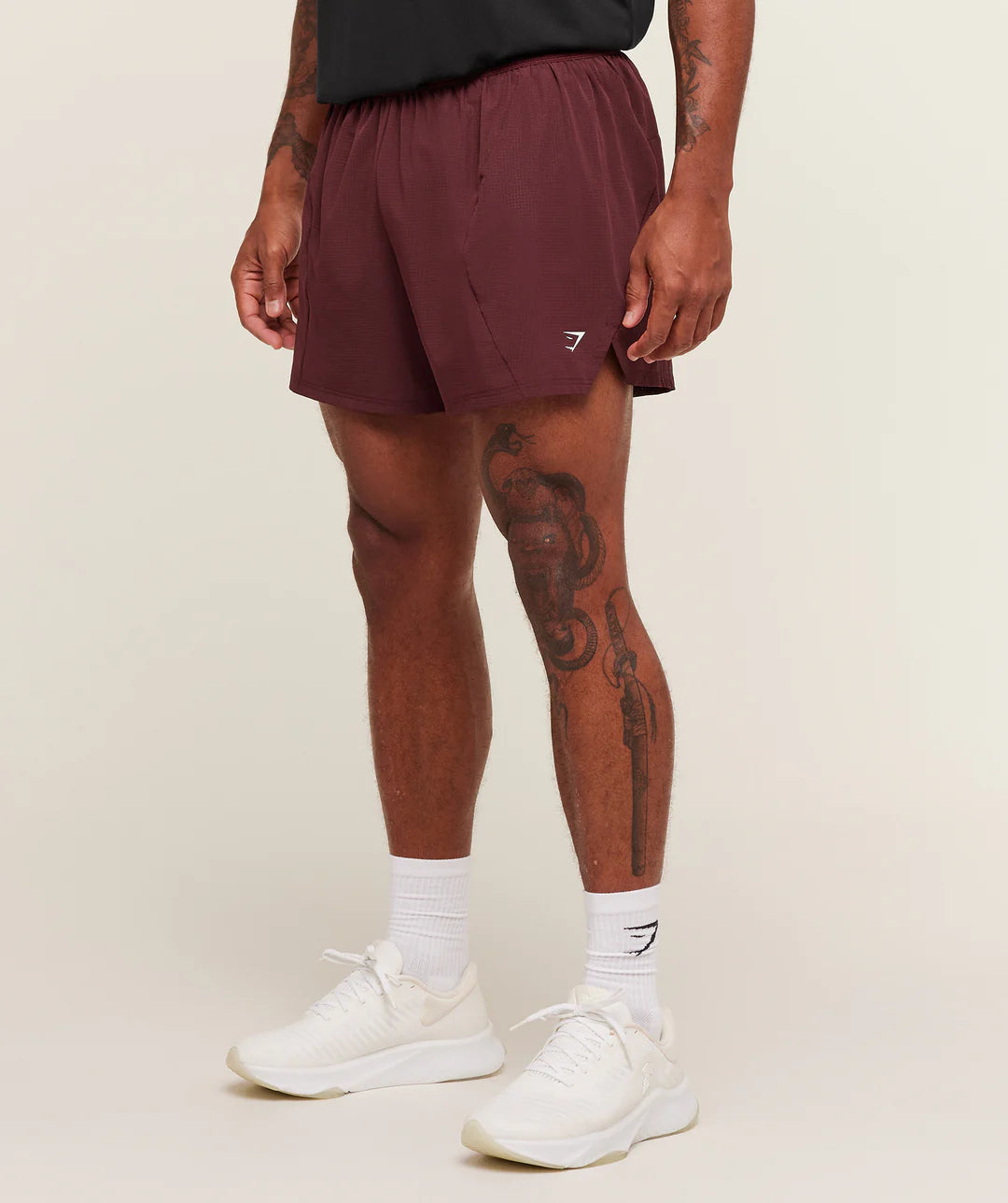 Gymshark Running 5" Shorts 'Rich Maroon'