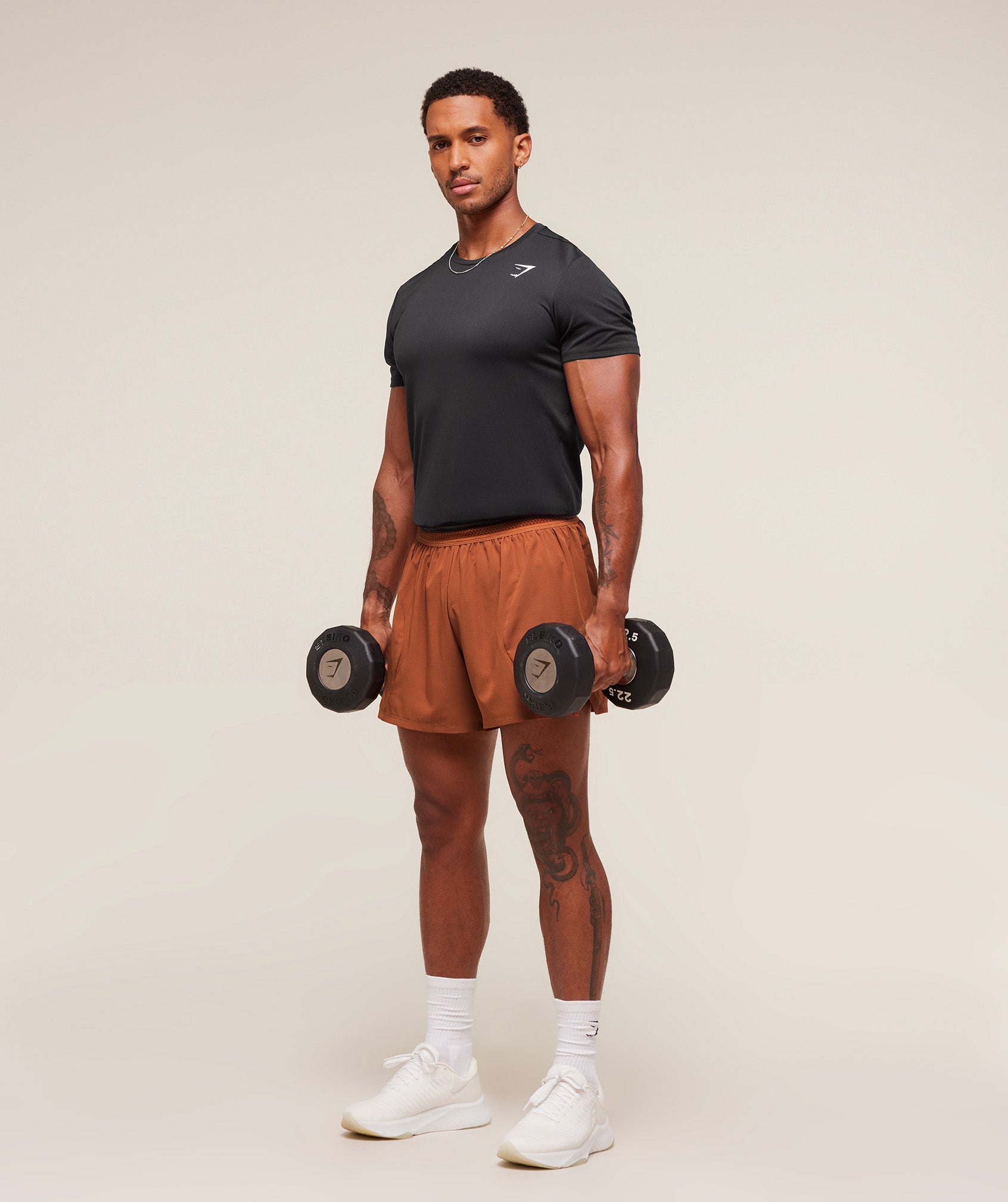 Gymshark Running 5" Shorts 'Spiced Brown
'
