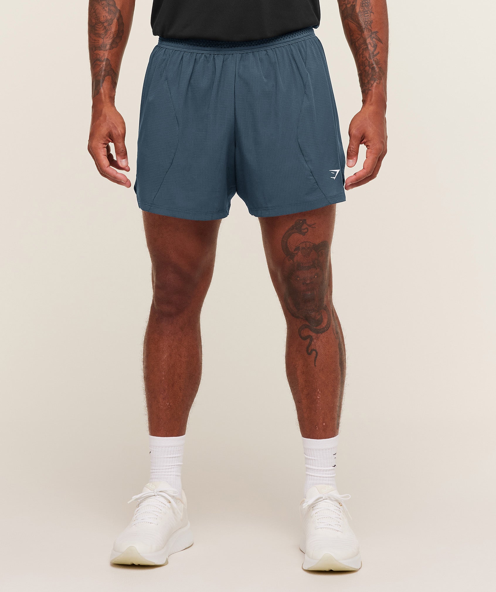 Gymshark Running 5" Shorts 'GS Stealth Blue'