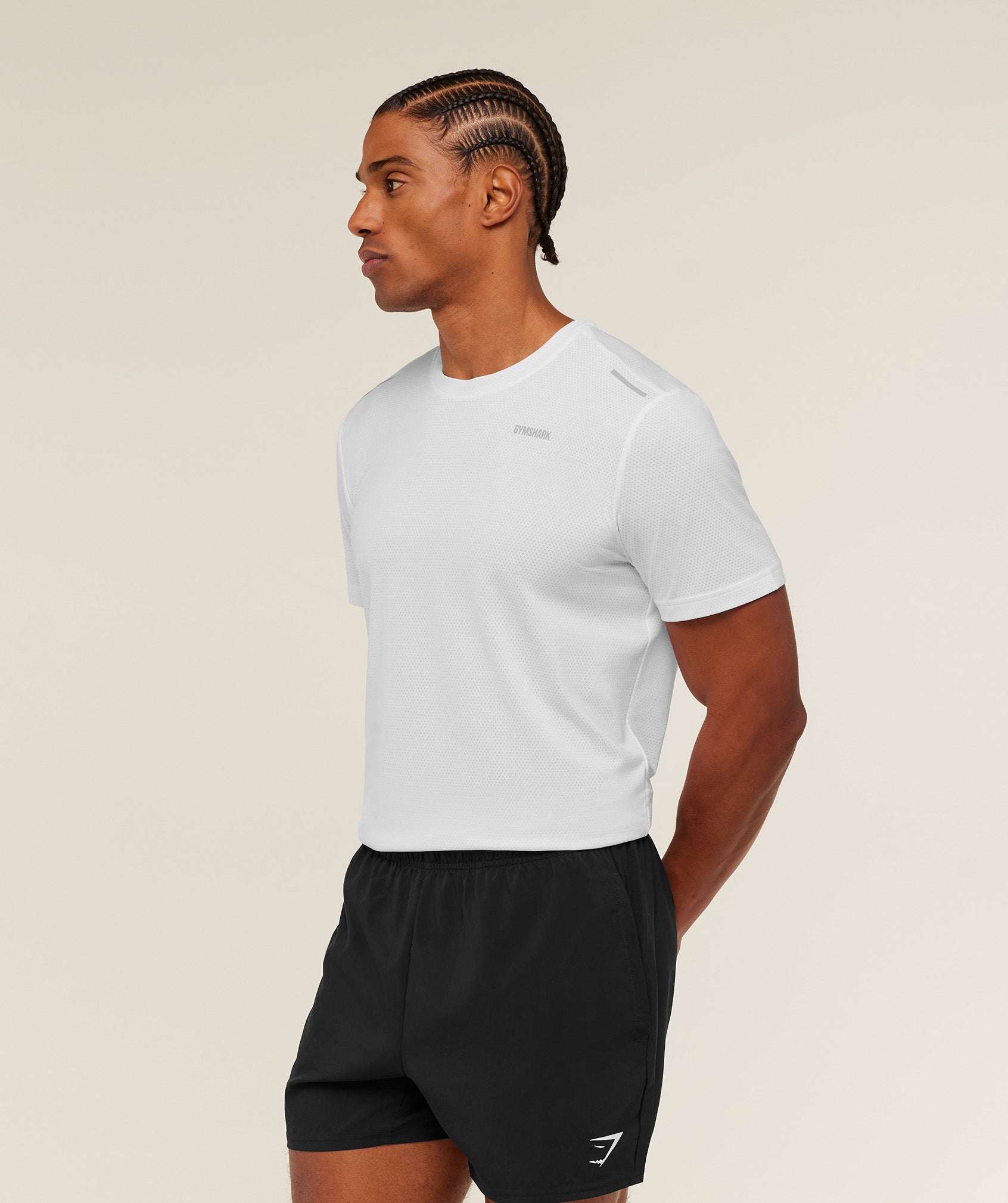 Gymshark Built For More T-Shirt 'GS White'