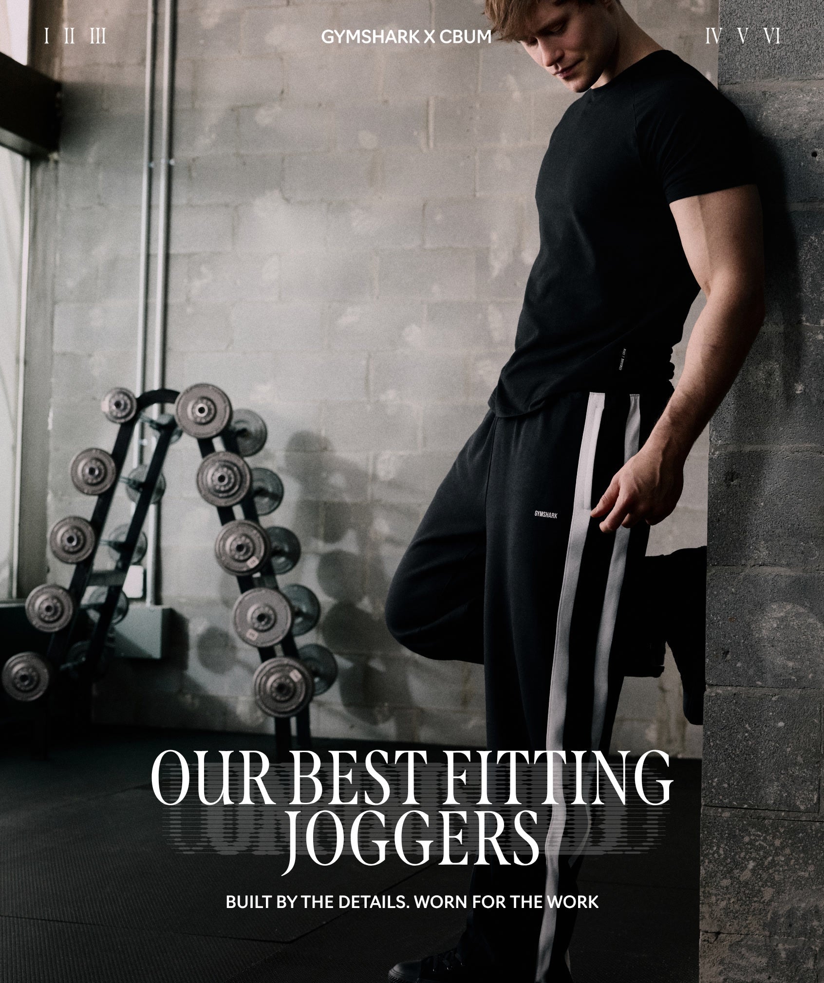 Gymshark x CBUM Straight Leg Jogger 'Black'