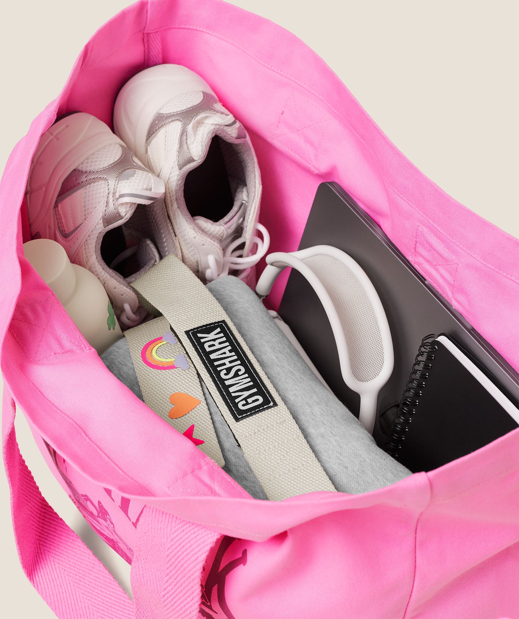 Gymshark Get in Loser, We're Going Lifting Tote 'Focus Pink'