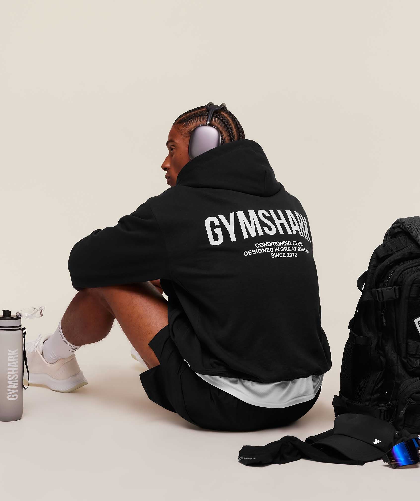 Gymshark Conditioning Club Hoodie 'Black'