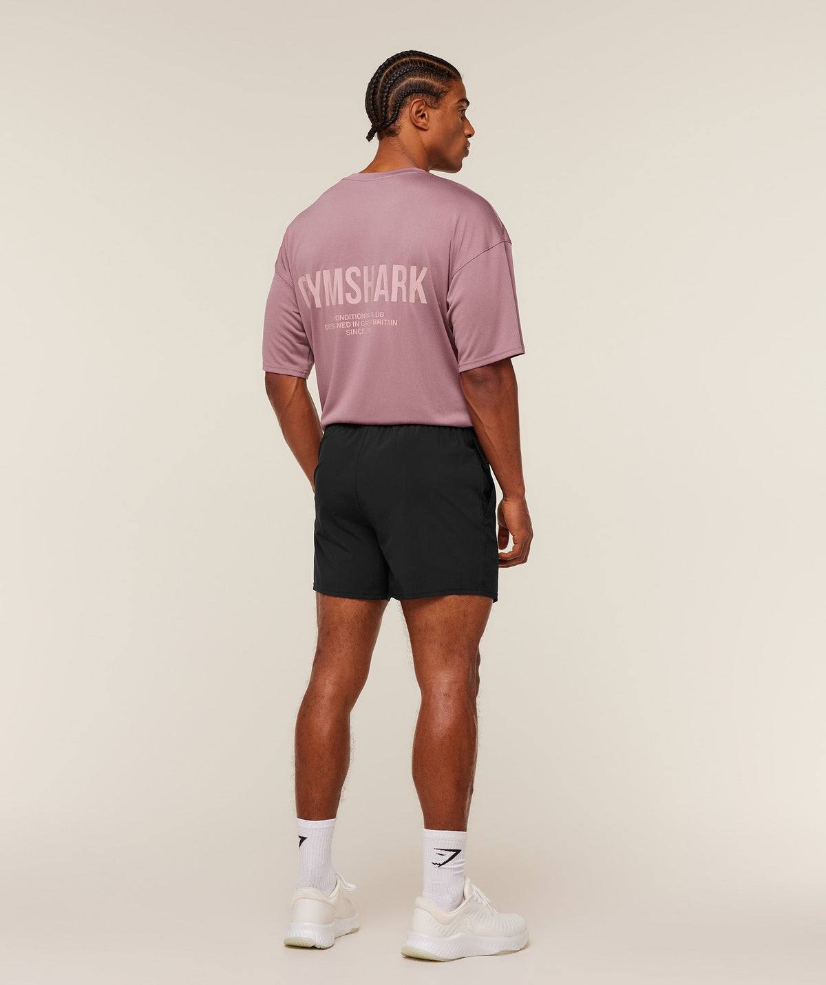 Gymshark Conditioning Club Oversized T-Shirt 'GS Calm Pink GS Light Pink'