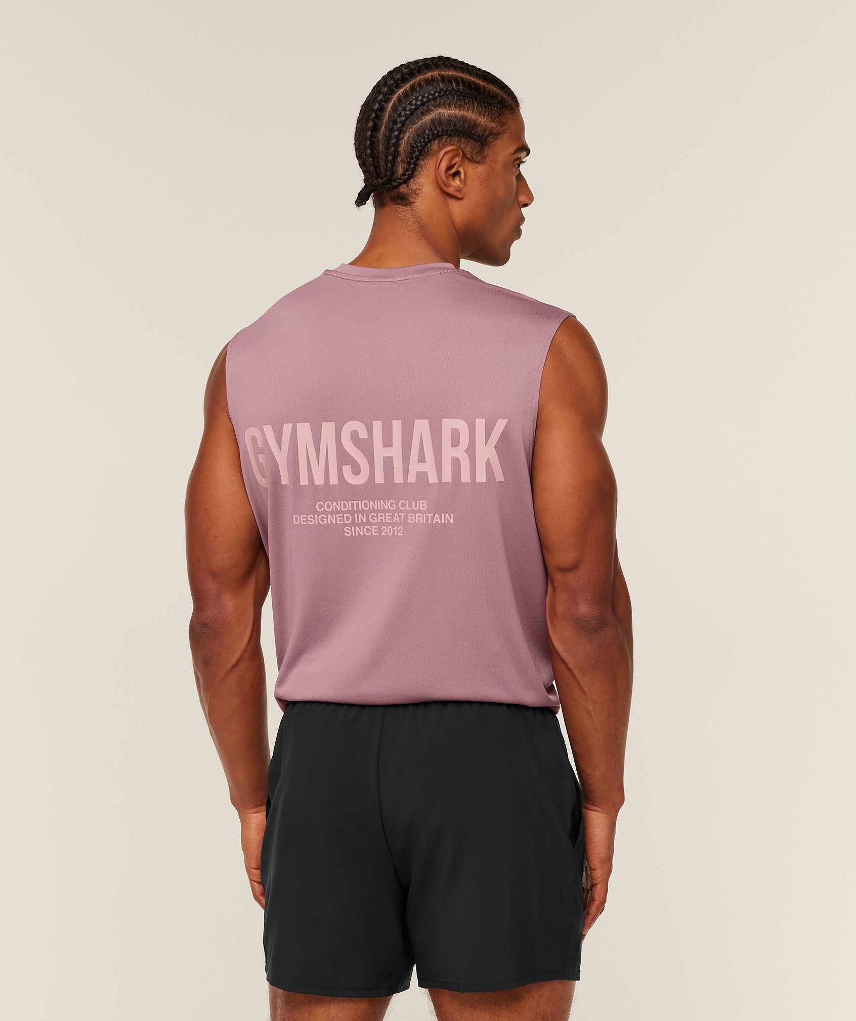 Gymshark Conditioning Club Tank 'GS Calm Pink GS Light Pink'