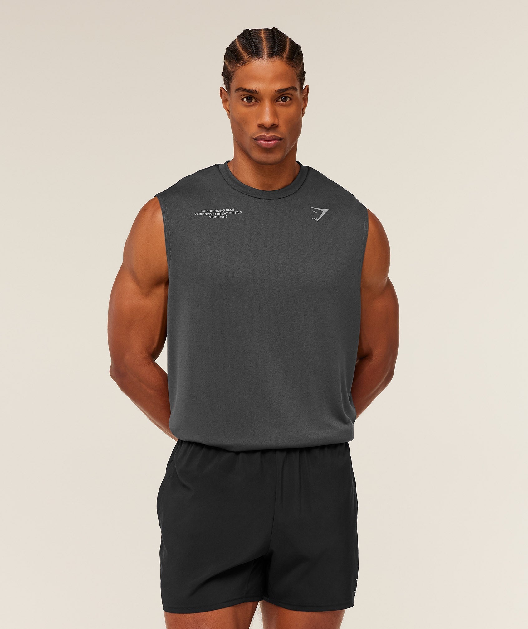 Gymshark Conditioning Club Tank 'Grey Smokey Grey'