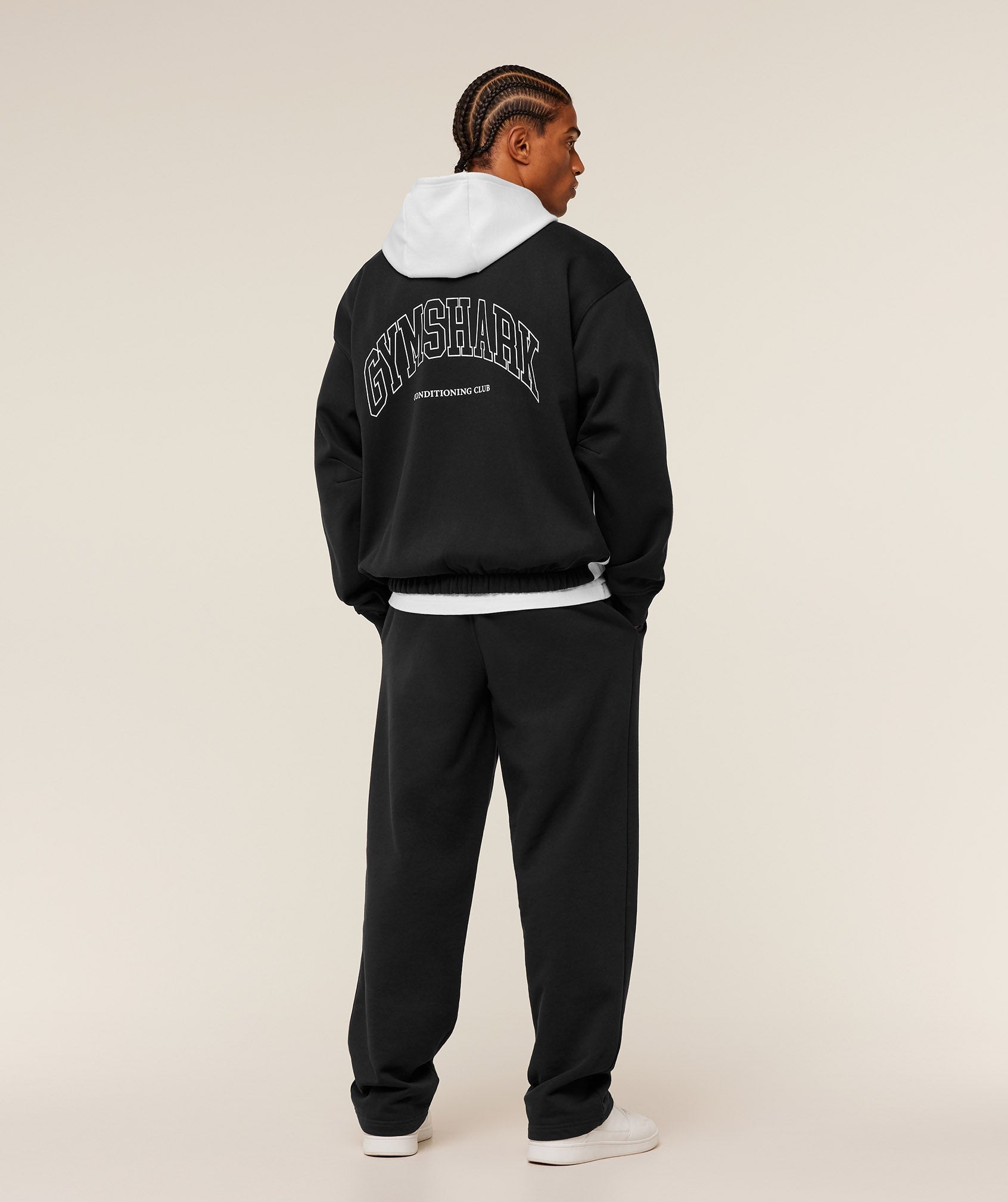 Gymshark Collegiate Tech Hoodie 'GS Black'