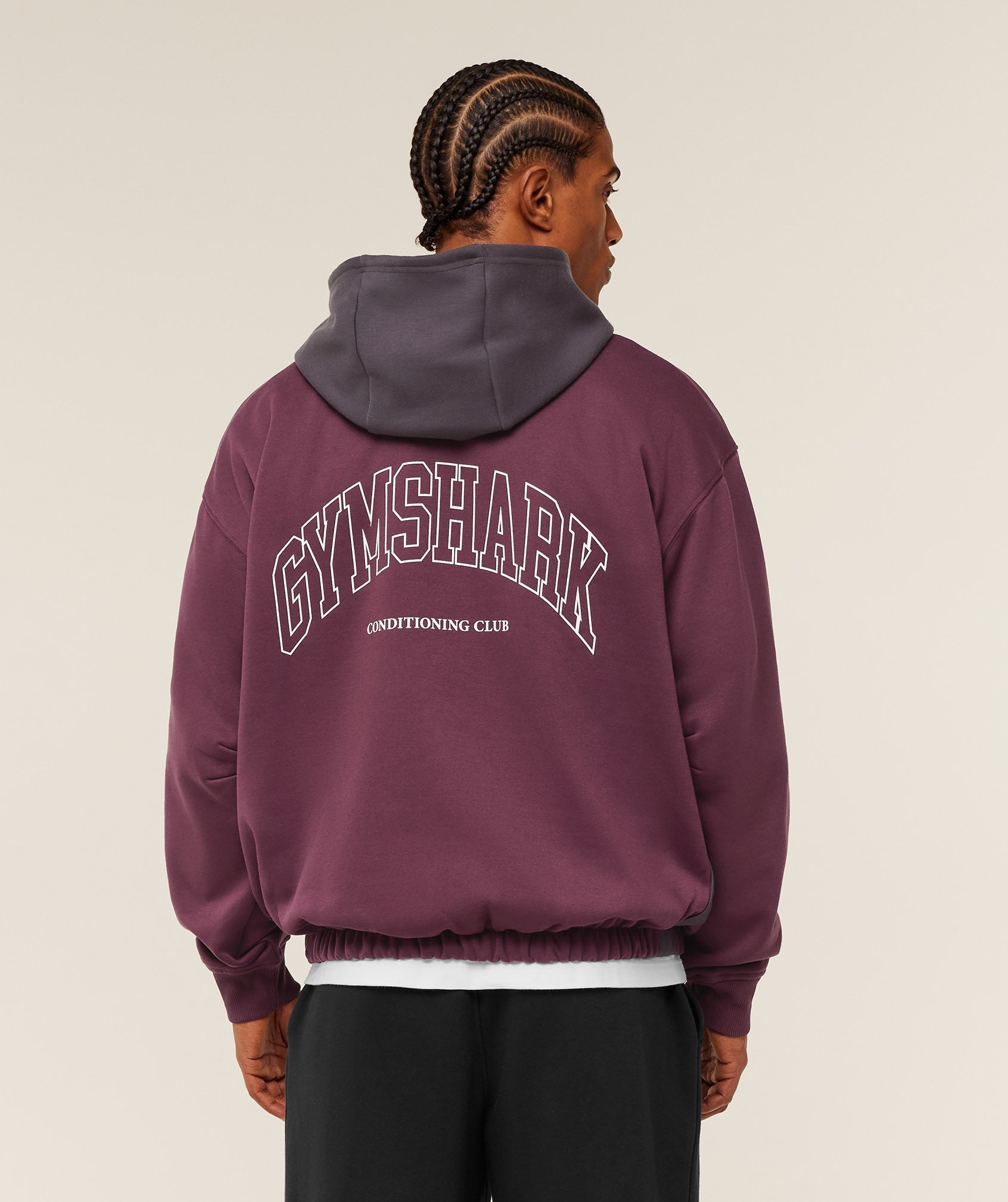 Gymshark Collegiate Tech Hoodie 'GS Impact Burgundy'
