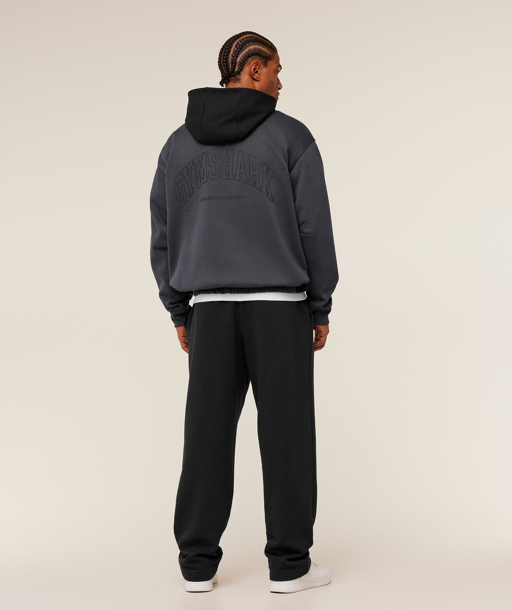 Gymshark Collegiate Tech Hoodie 'Grey'