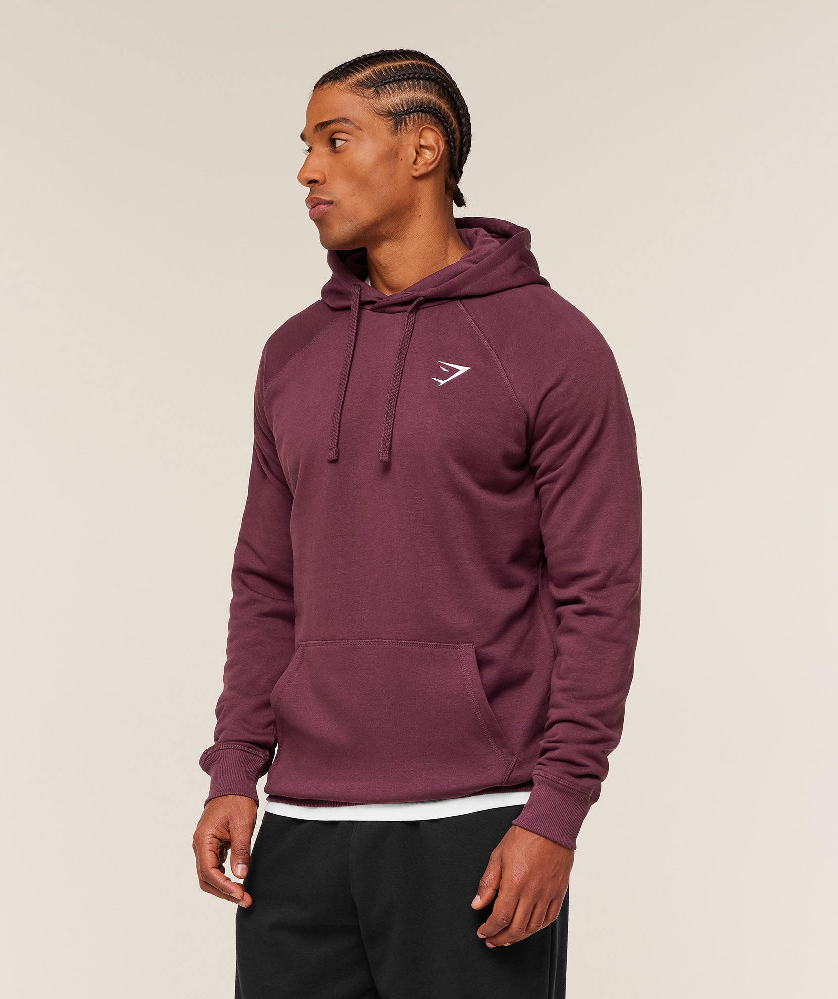 Gymshark Crest Hoodie 'GS Impact Burgundy'