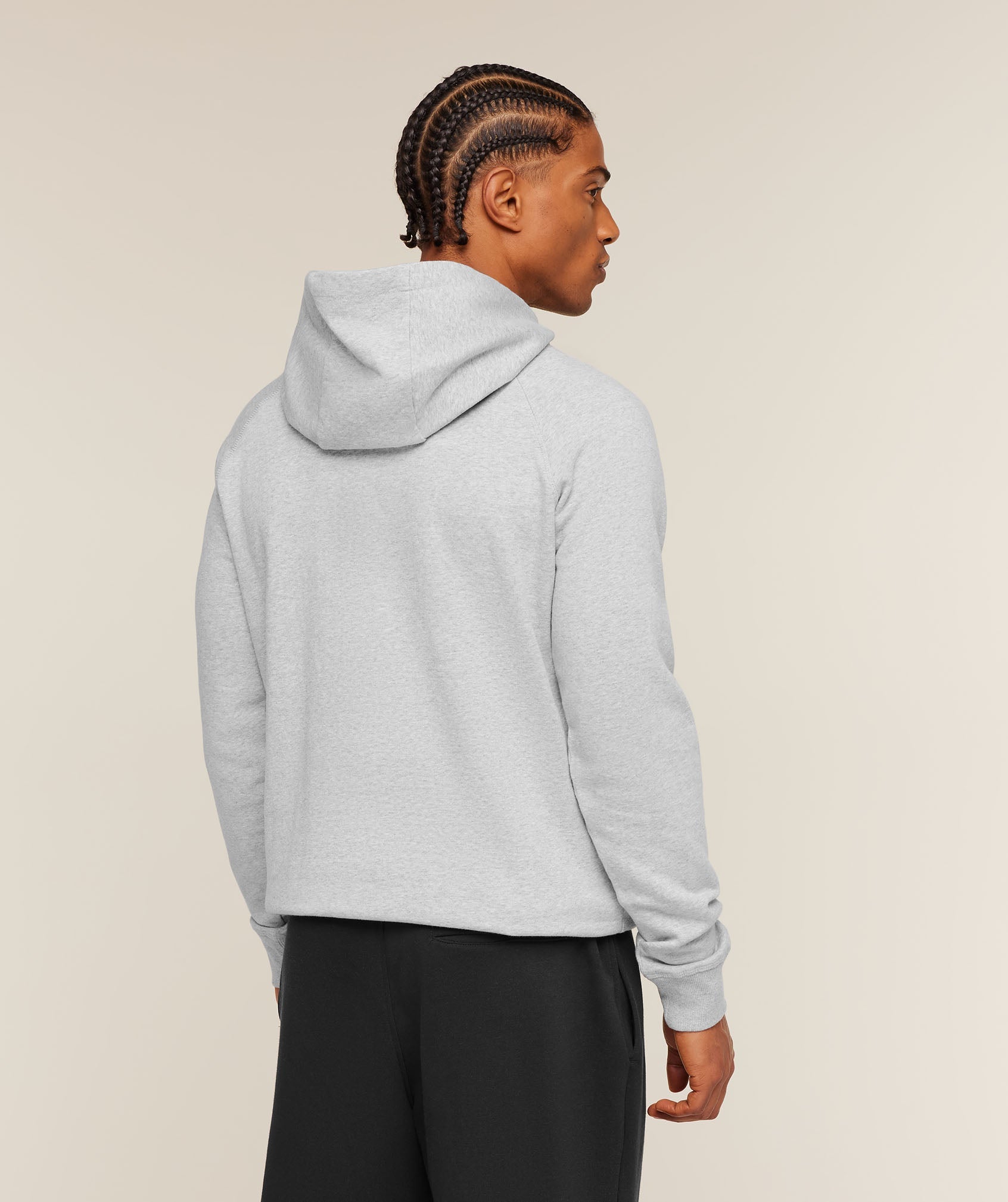 Gymshark Crest Hoodie 'Light Grey Marl'