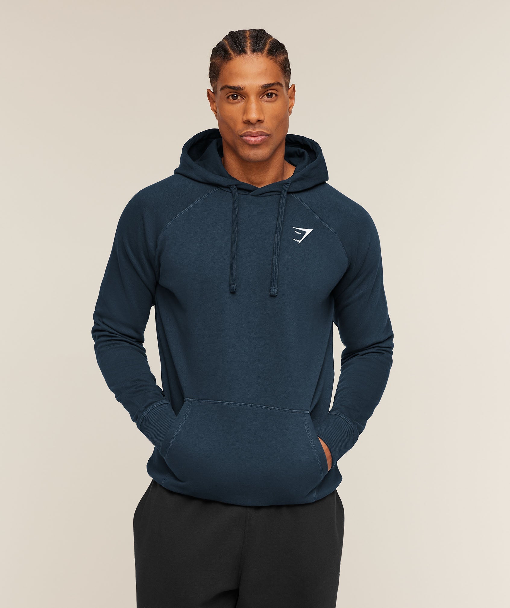Gymshark Crest Hoodie 'Navy'
