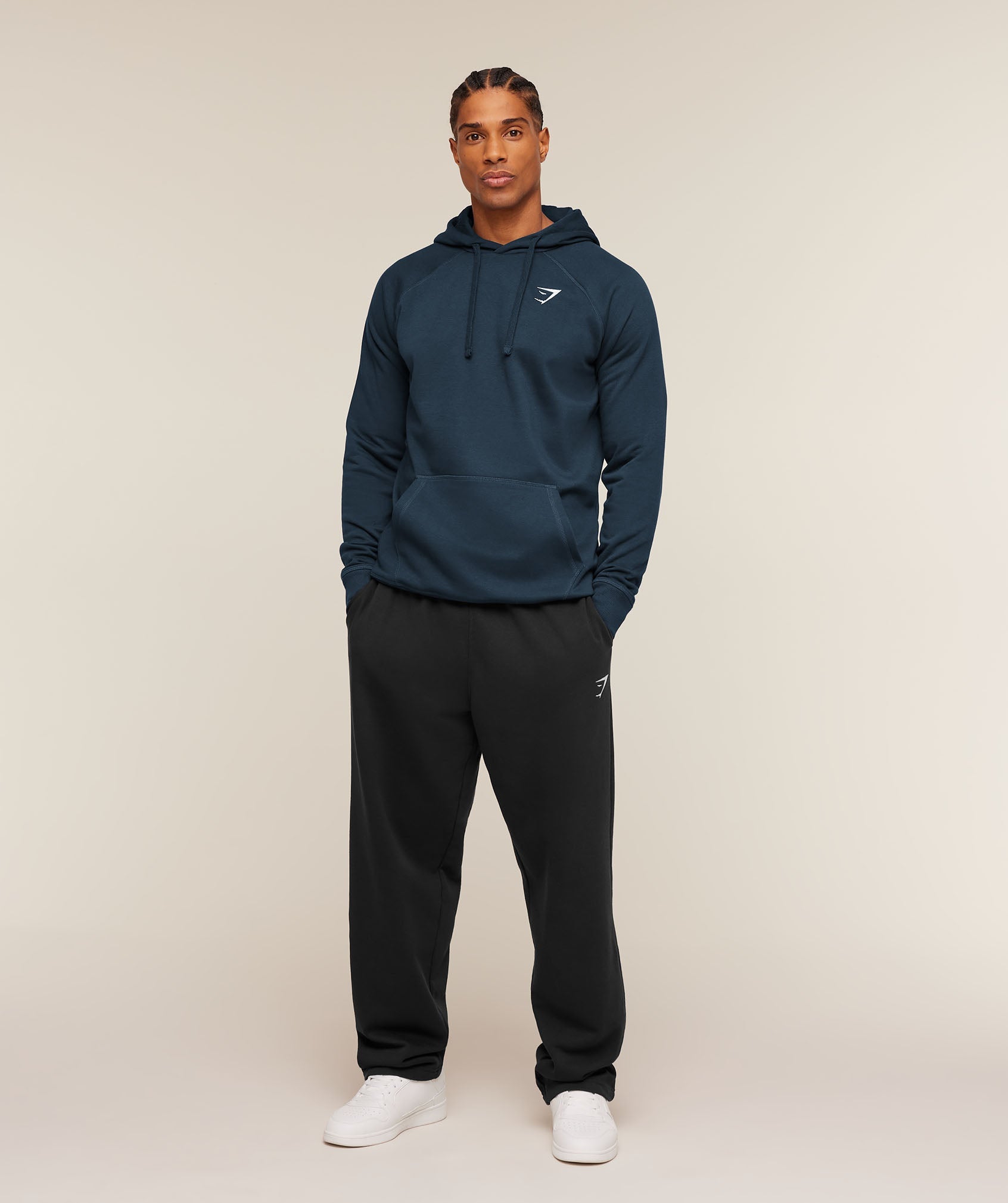Gymshark Crest Hoodie 'Navy'