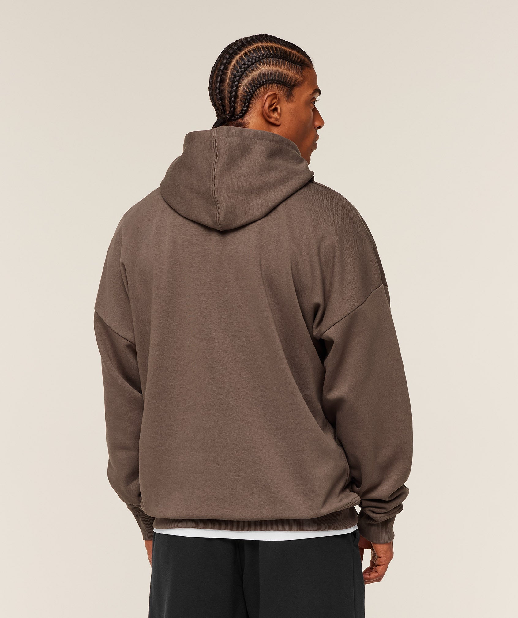 Gymshark Crest Oversized Hoodie 'Soft Brown'