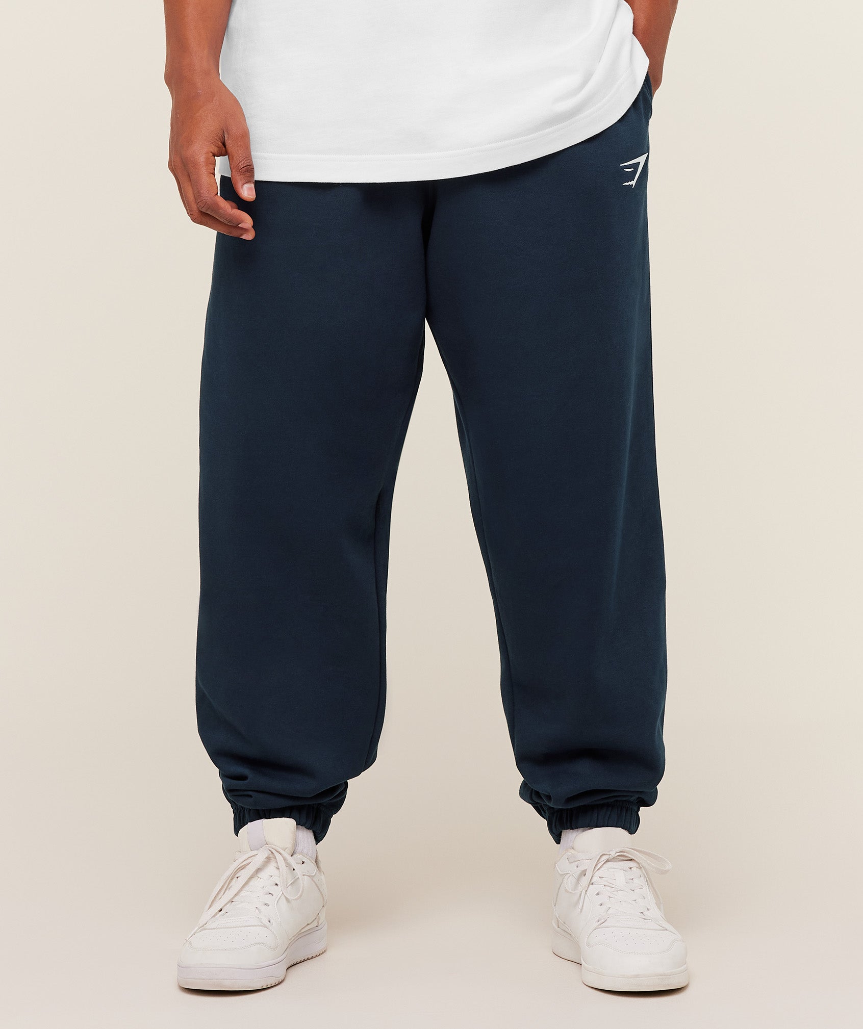 Gymshark Crest Oversized Joggers 'GS Navy'