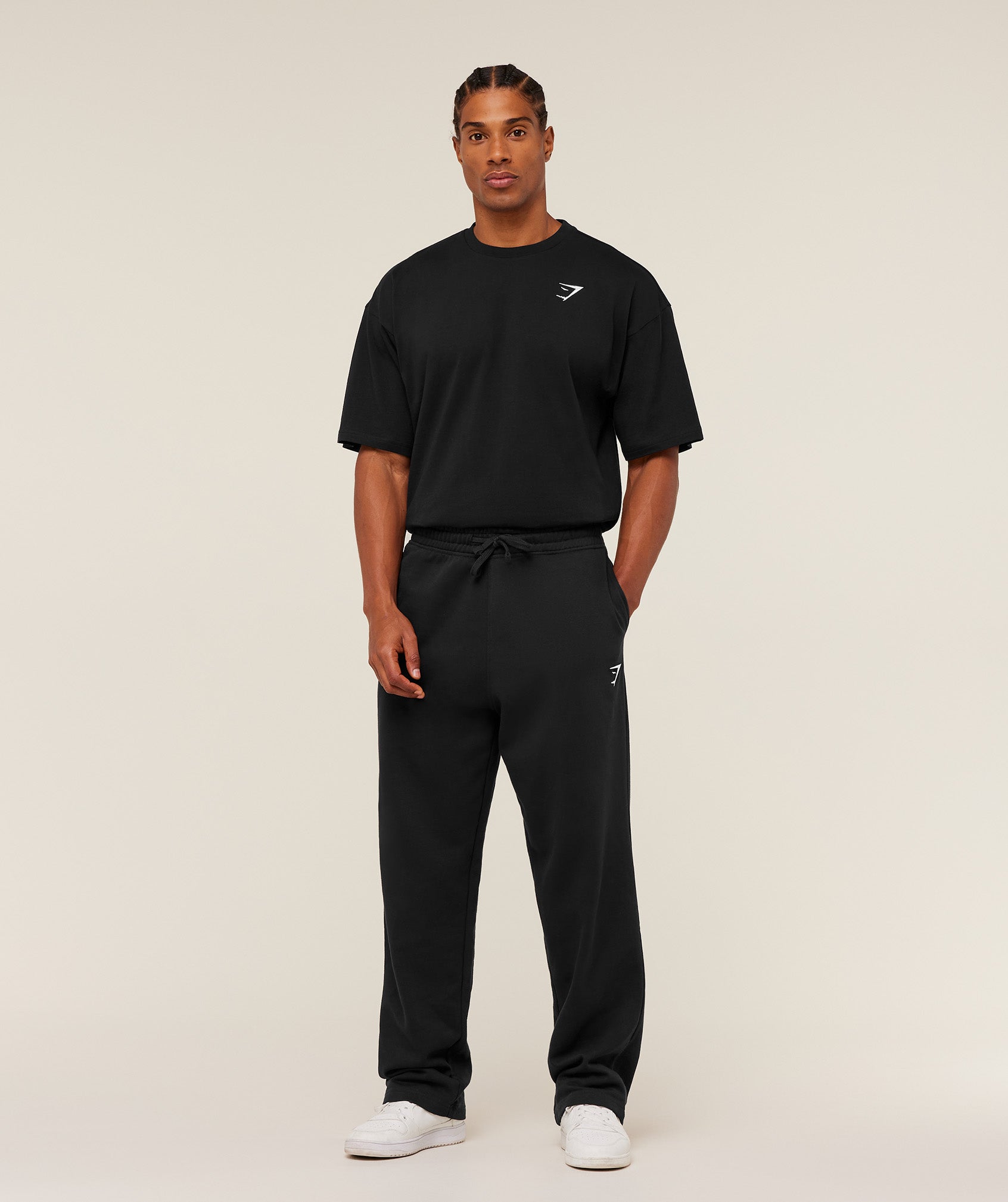 Gymshark Crest Oversized T-Shirt 'GS Black'