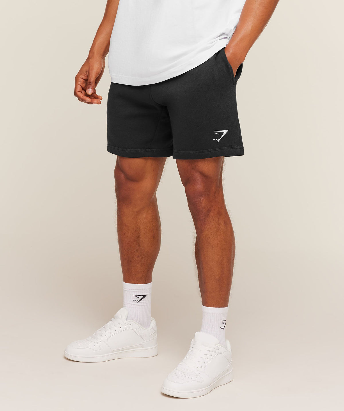 Gymshark Crest 7" Shorts 'Black'