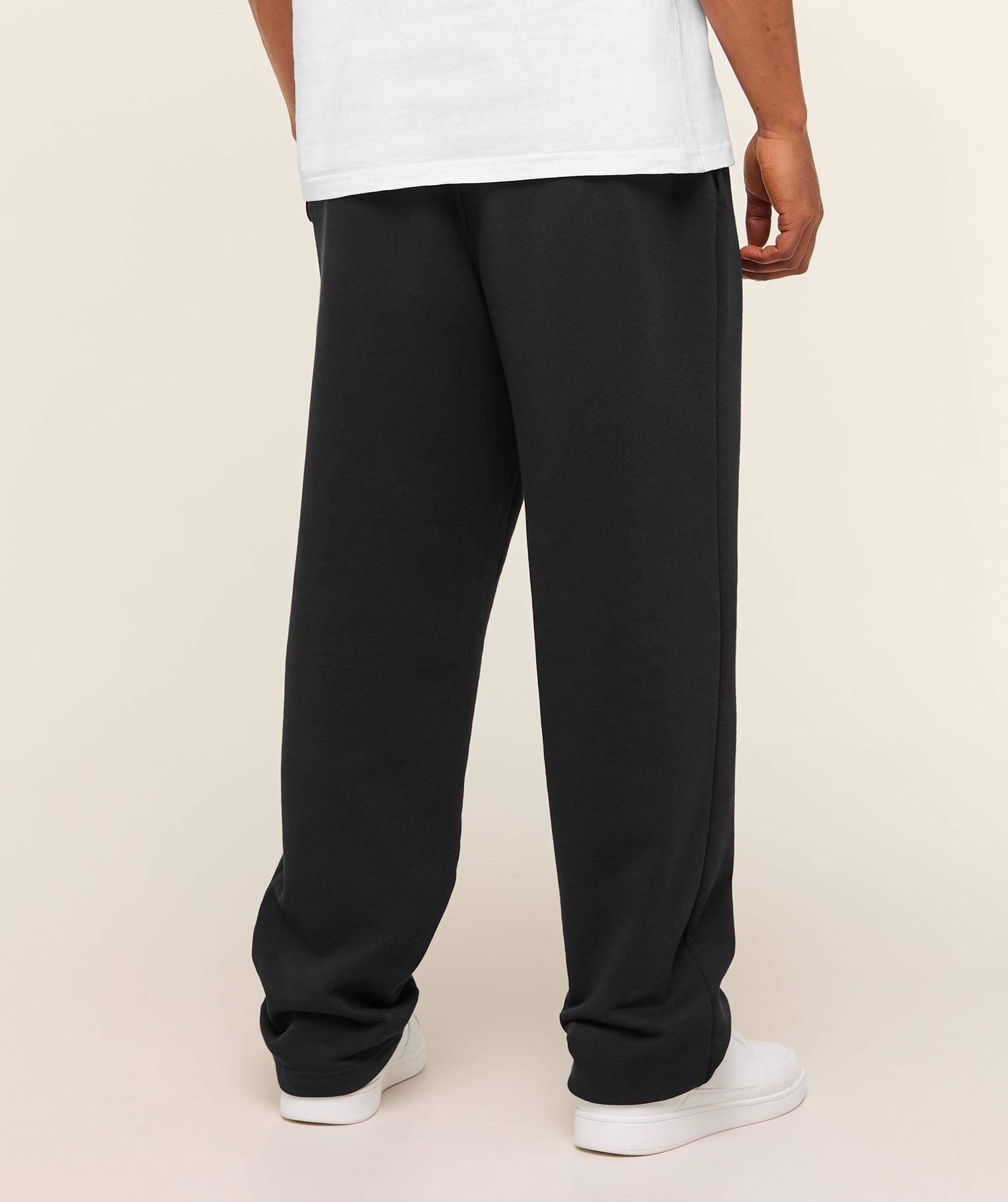 Gymshark Crest Straight Leg Joggers 'Black'