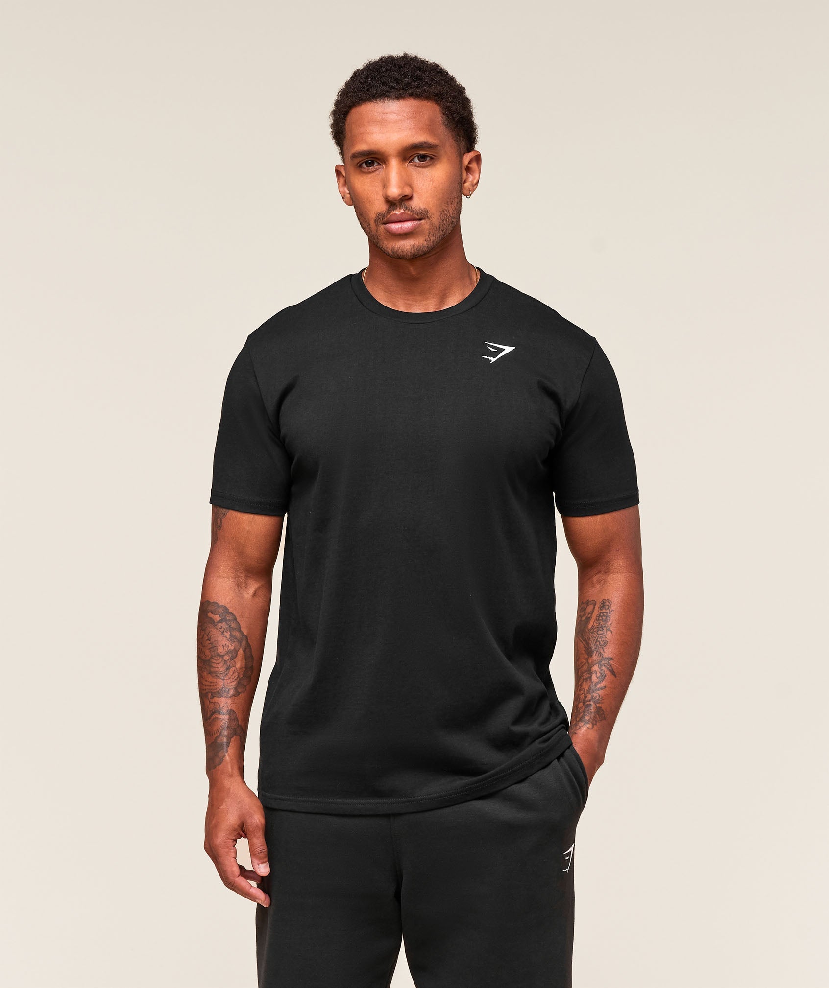 Gymshark Crest T-Shirt 'Black'