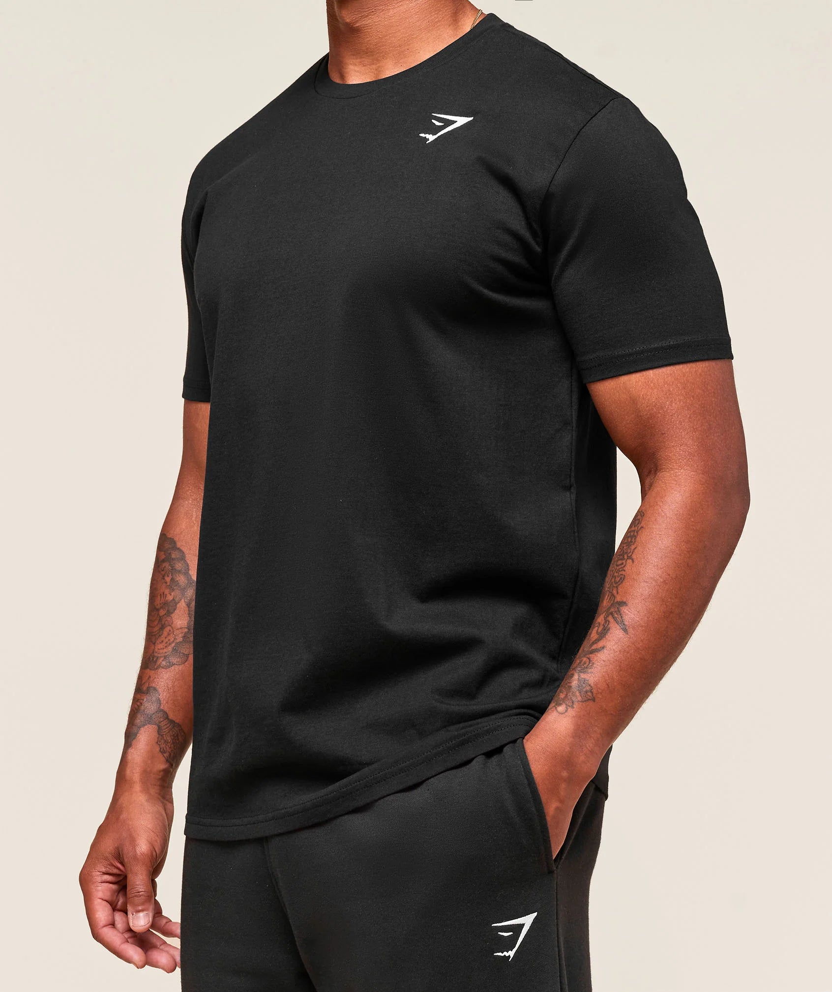 Gymshark Crest T-Shirt 'Black'