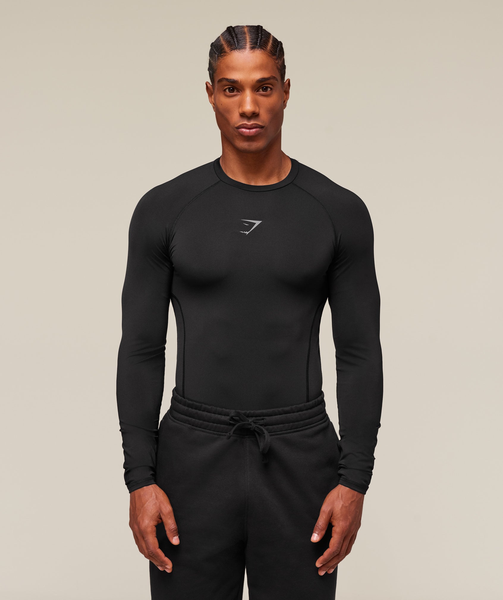 Gymshark Element Baselayer Long Sleeve T-Shirt 'Black'