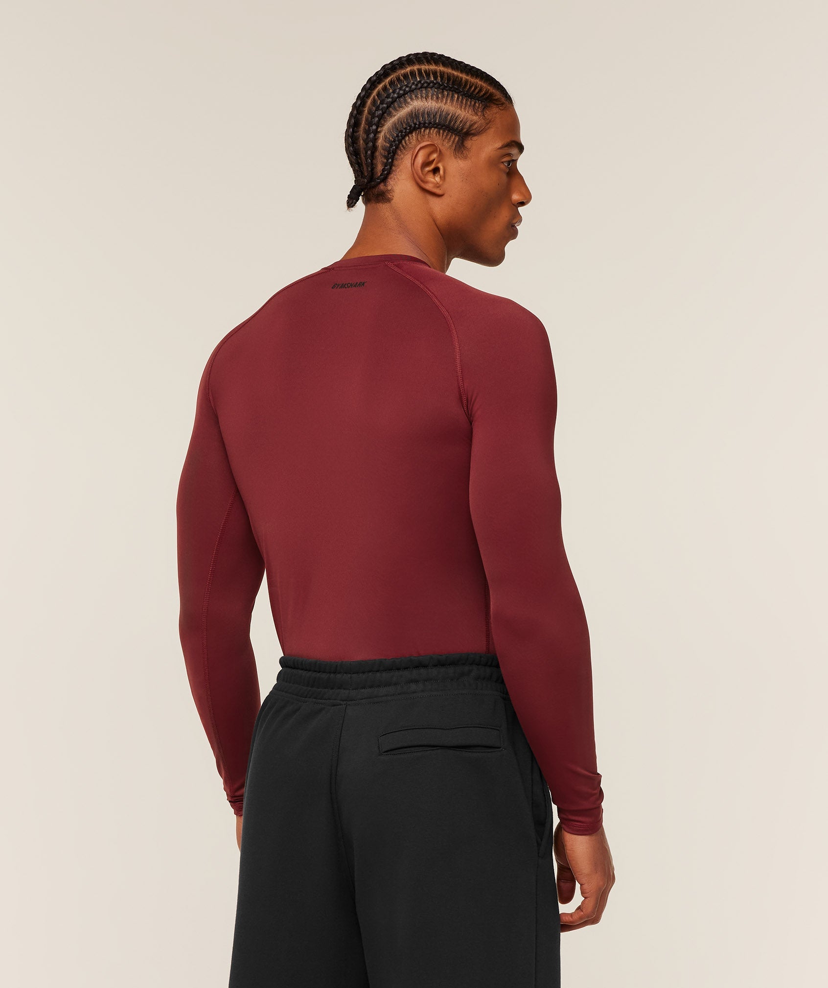 Gymshark Element Baselayer Long Sleeve T-Shirt 'Sets Red'