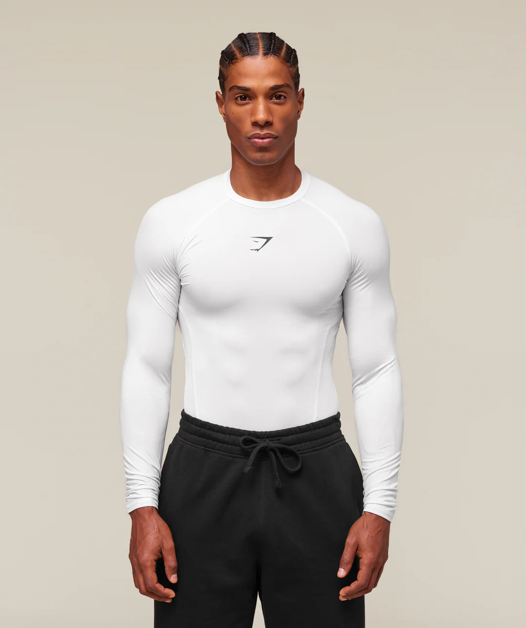 Gymshark Element Baselayer Long Sleeve T-Shirt 'White'