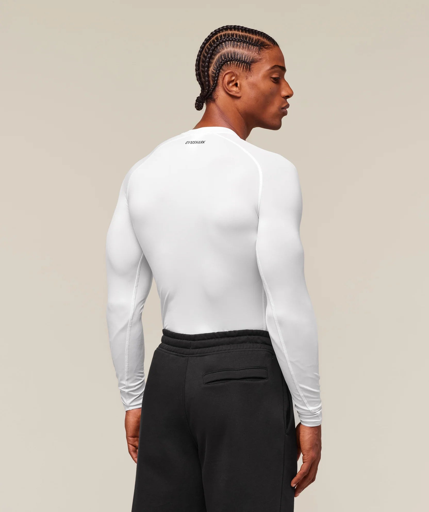 Gymshark Element Baselayer Long Sleeve T-Shirt 'White'