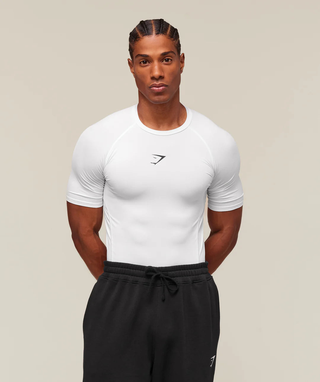 Gymshark Element Baselayer T-Shirt 'White'