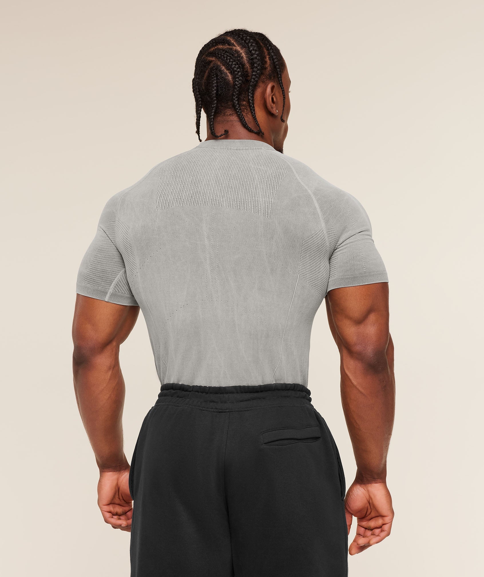 Gymshark Charge T-Shirt 'Black Wash'