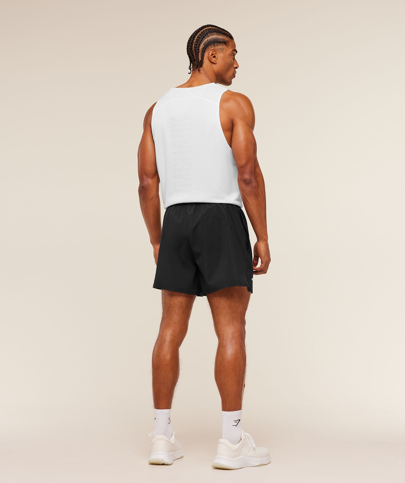 Gymshark Hybrid Engineered Jacquard Tank 'White'