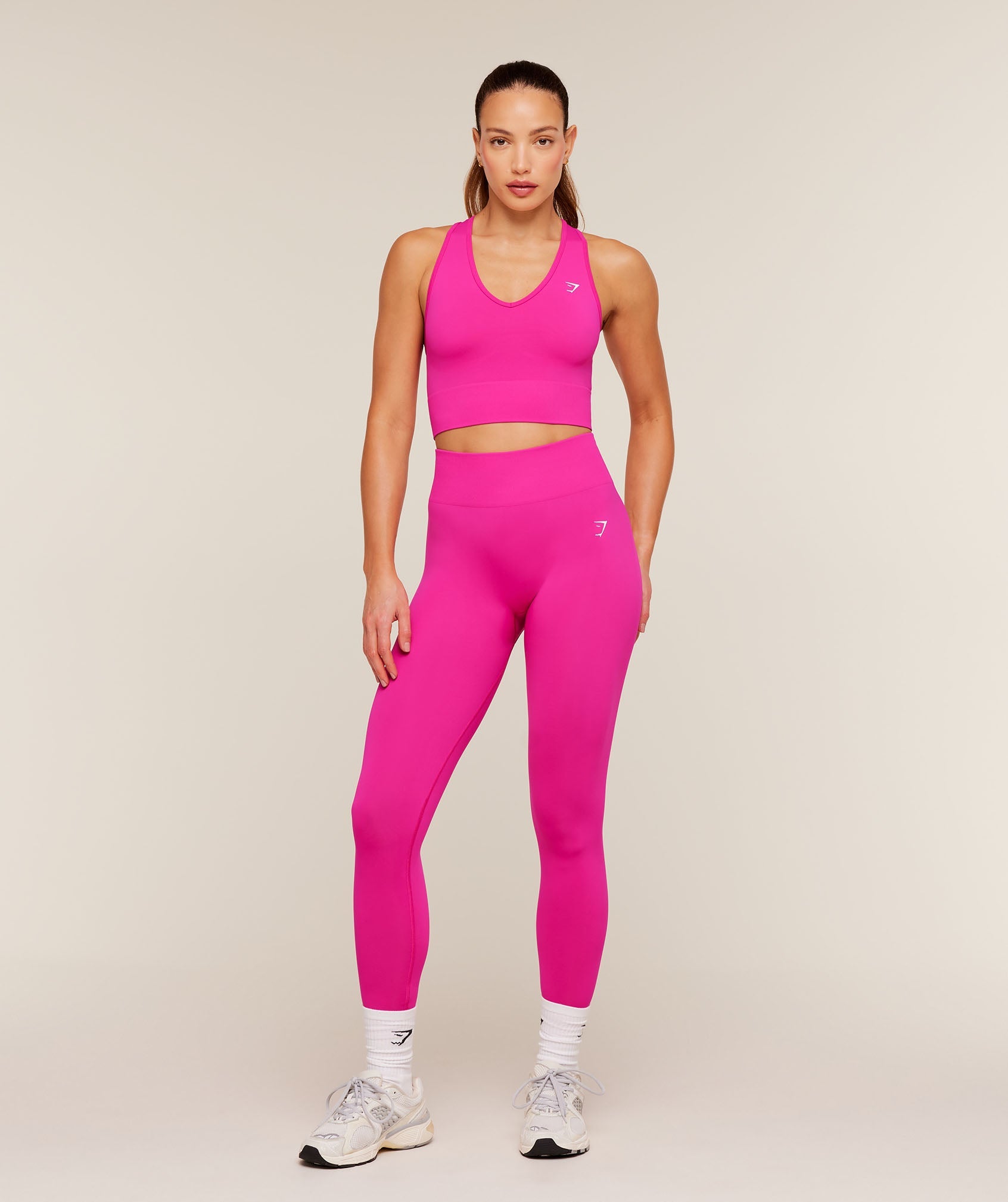 Gymshark Light Hold Leggings 'Super-Set Pink'