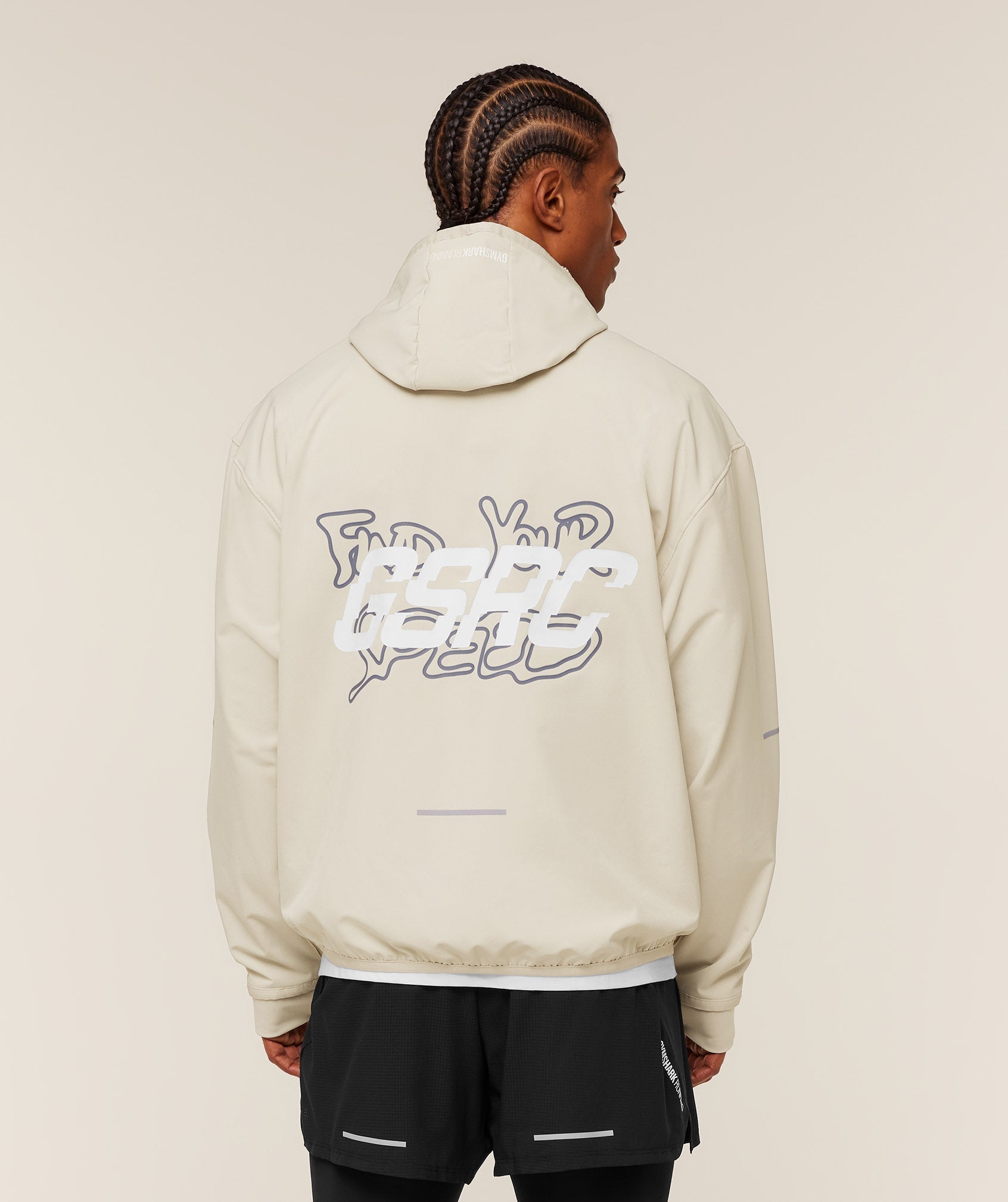Gymshark Find Your Speed Hoodie 'Pebble Grey'