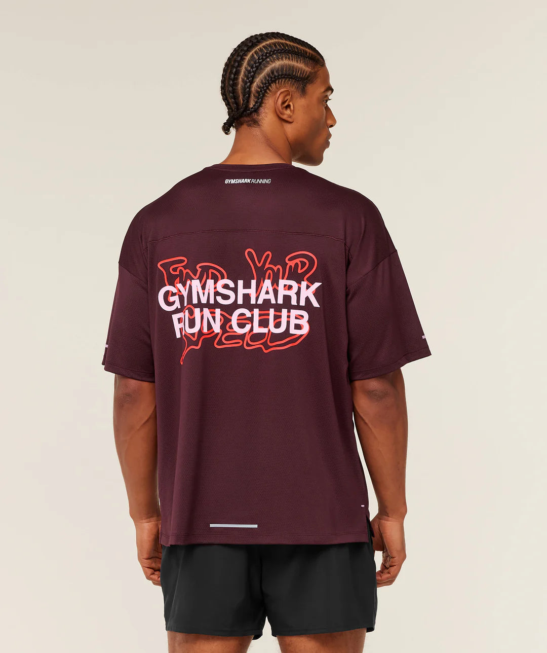 Gymshark Find Your Speed T-Shirt 'Rich Maroon' (Copy)