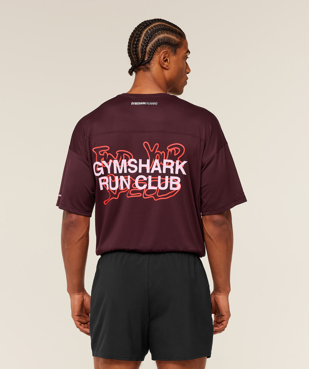 Gymshark Find Your Speed T-Shirt 'Rich Maroon' (Copy)
