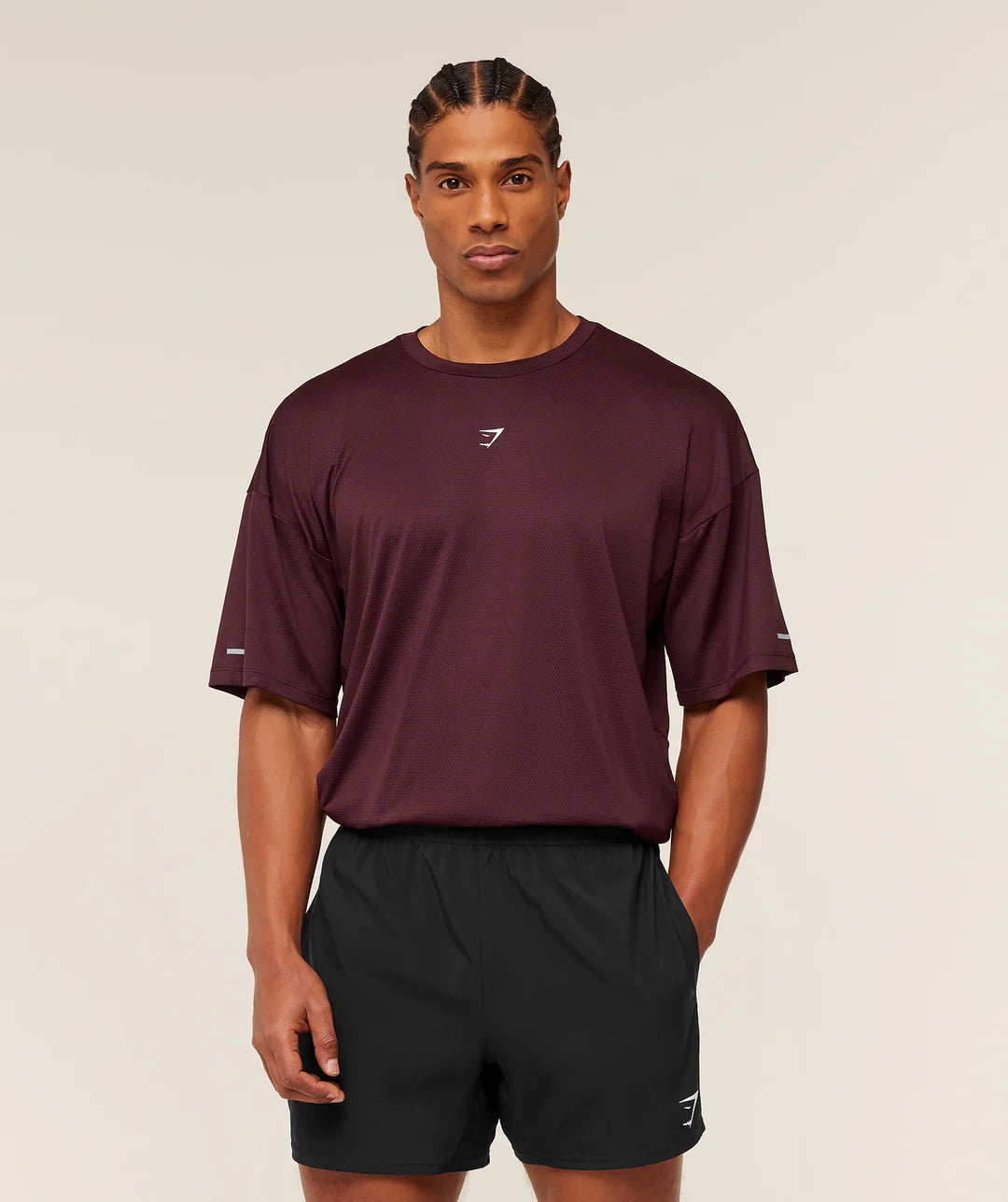 Gymshark Find Your Speed T-Shirt 'Rich Maroon' (Copy)