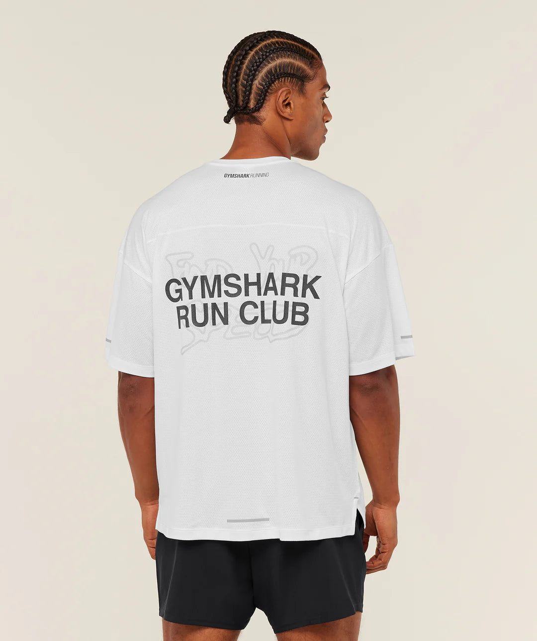 Gymshark Find Your Speed T-Shirt 'White'