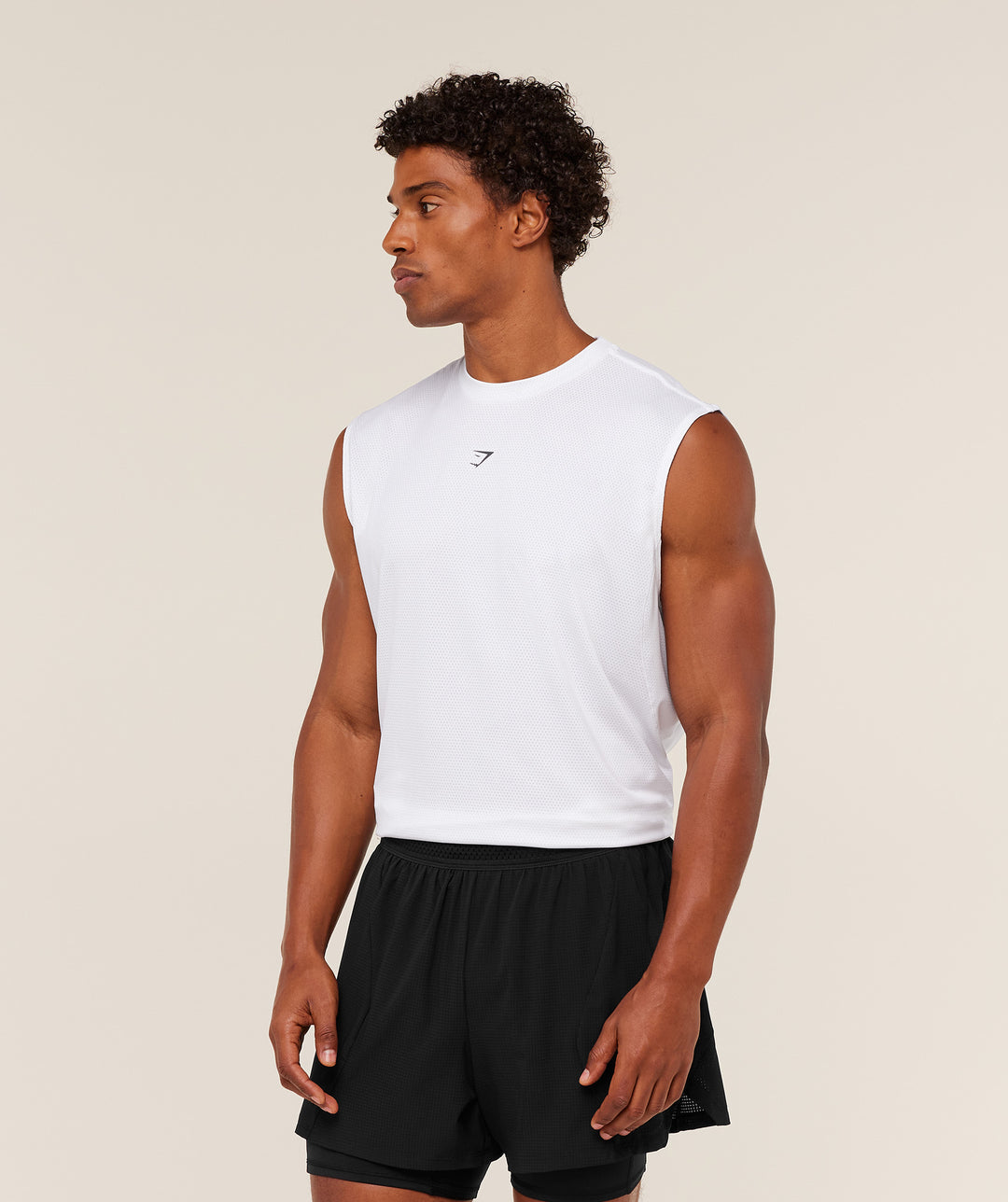 Gymshark Find Your Speed Tank 'White'