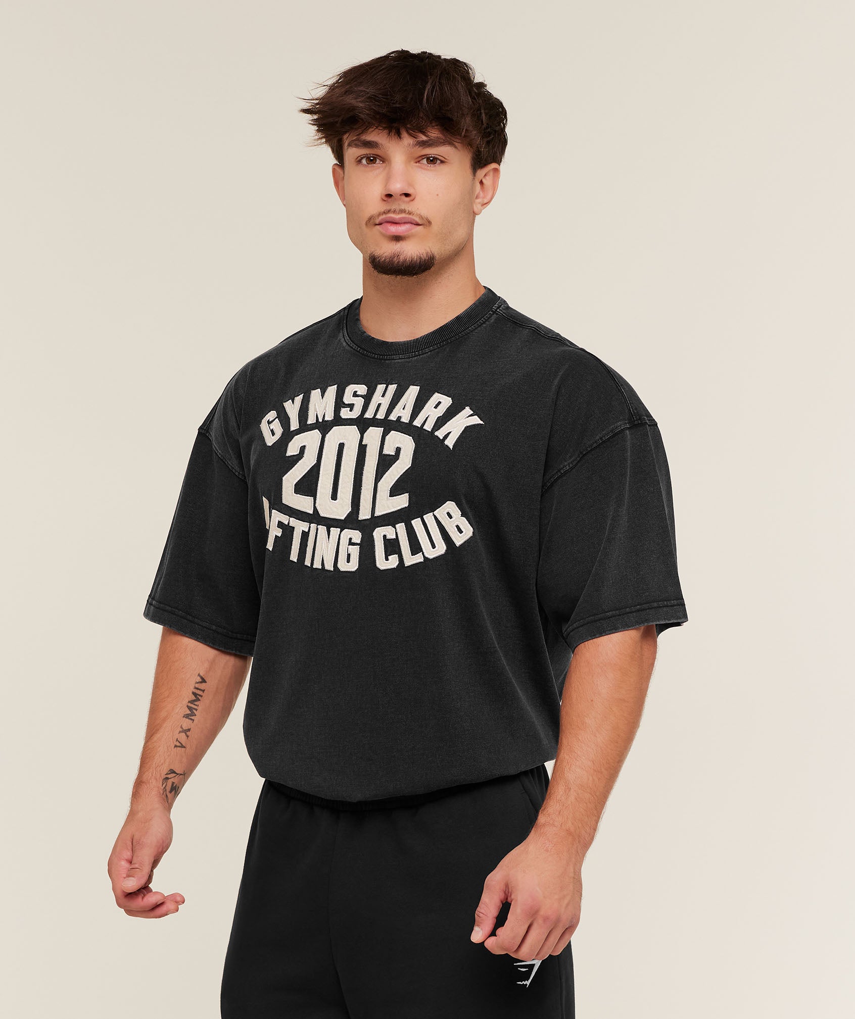 Gymshark 2012 Lifting Club T-Shirt 'Black'