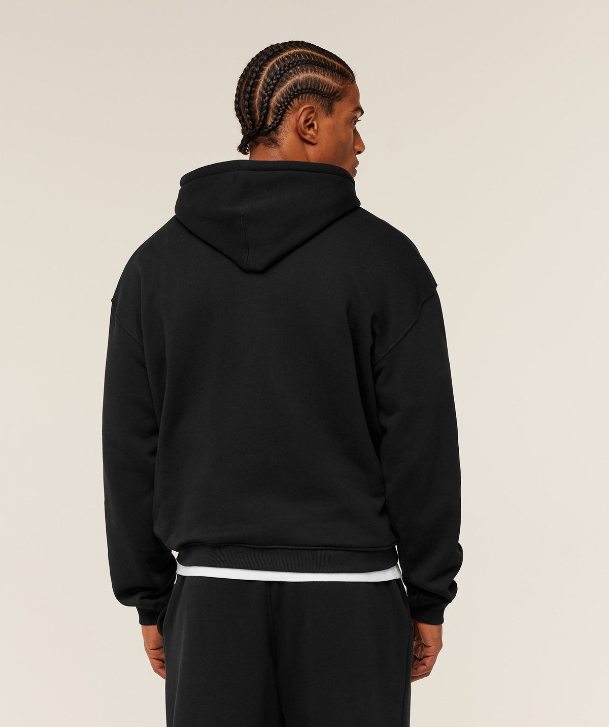 Gymshark Fade Graphic Zip Through Hoodie 'Black'