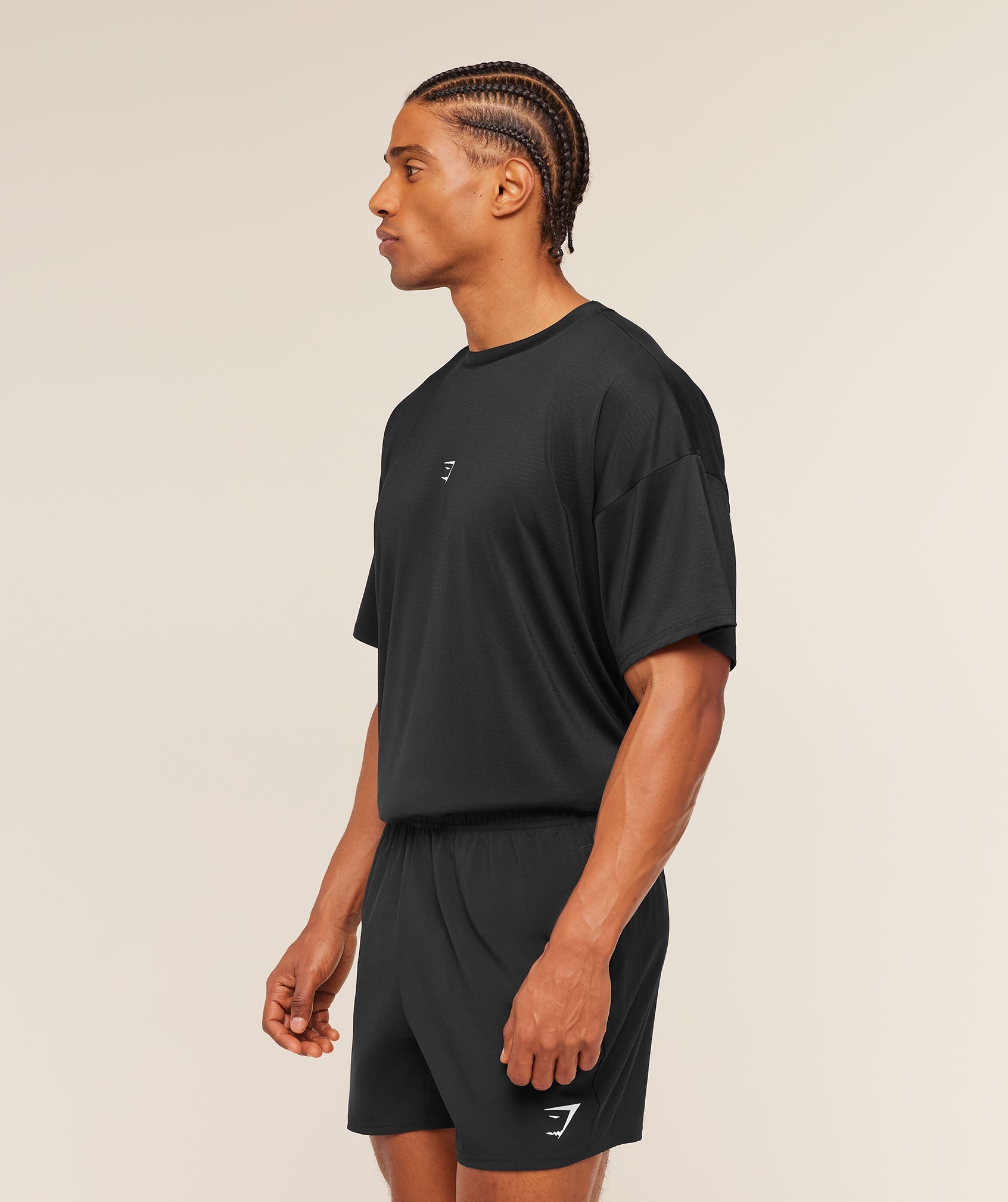 Gymshark GSRC Stencil Graphic T-Shirt 'Black'