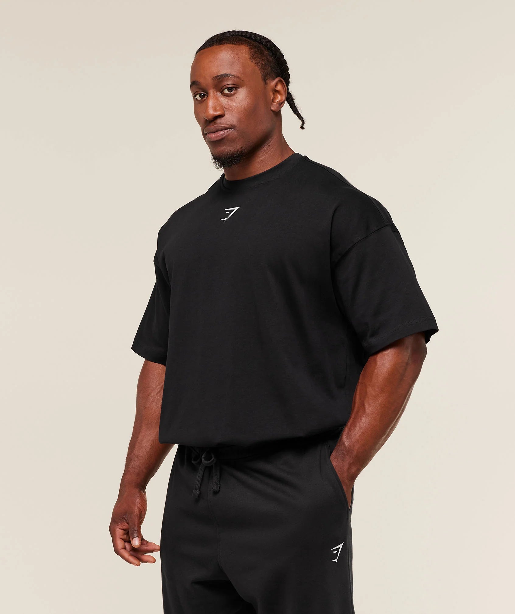 Gymshark Lifting Club T-Shirt 'OBlack/Pebble Grey'