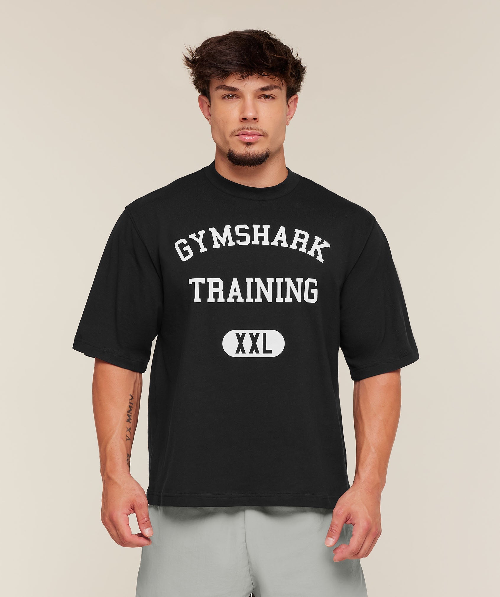 Gymshark Training Graphic T-Shirt 'Black'