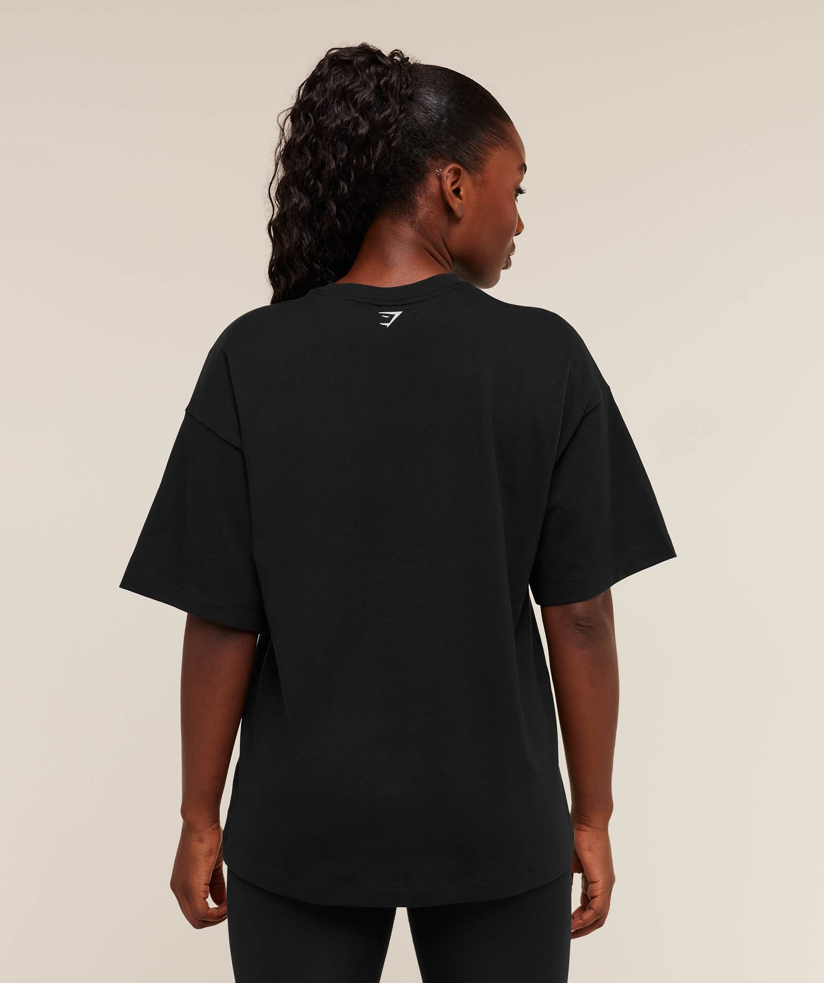 Gymshark Juicy Peach Short Sleeve T-Shirt 'Black'